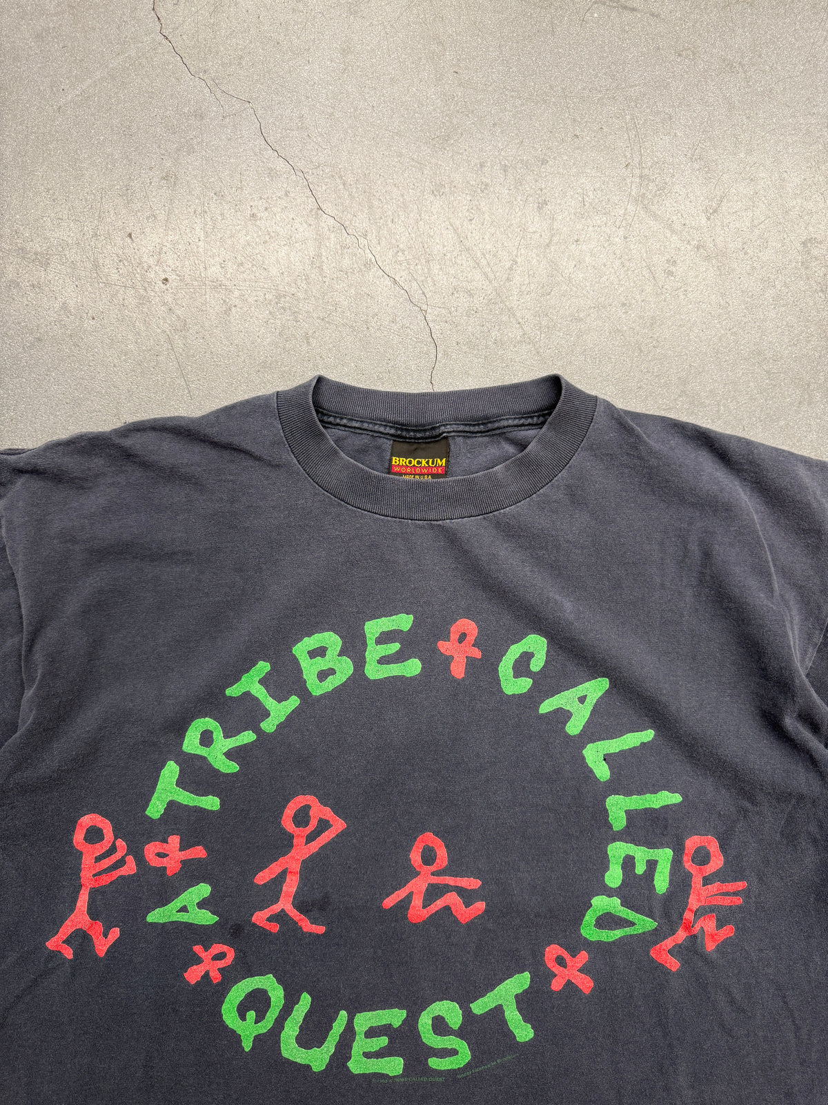 1993 A TRIBE CALLED QUEST MIDNIGHT MARAUDERS TEE (BROCKUM TAG)