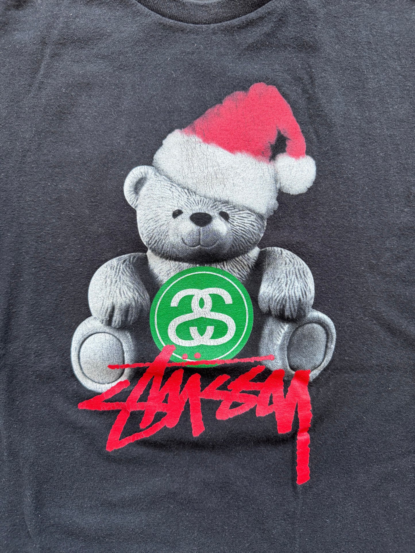STUSSY CHRISTMAS BEAR TEE