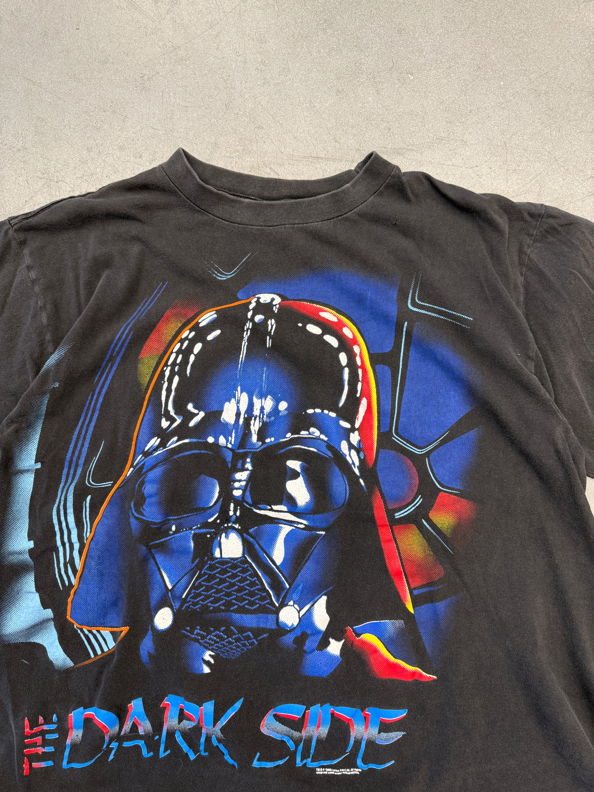 1996 DARTH VADER "THE DARK SIDE" TEE (STAR WARS TAG)