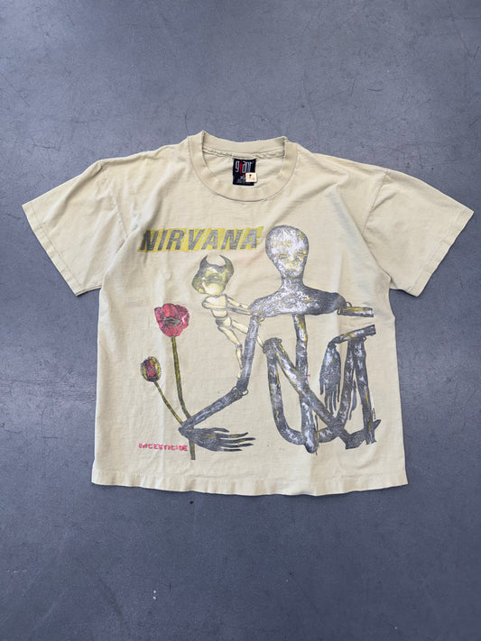 1993 NIRVANA INCESTICIDE GREEN TEE (GIANT TAG)