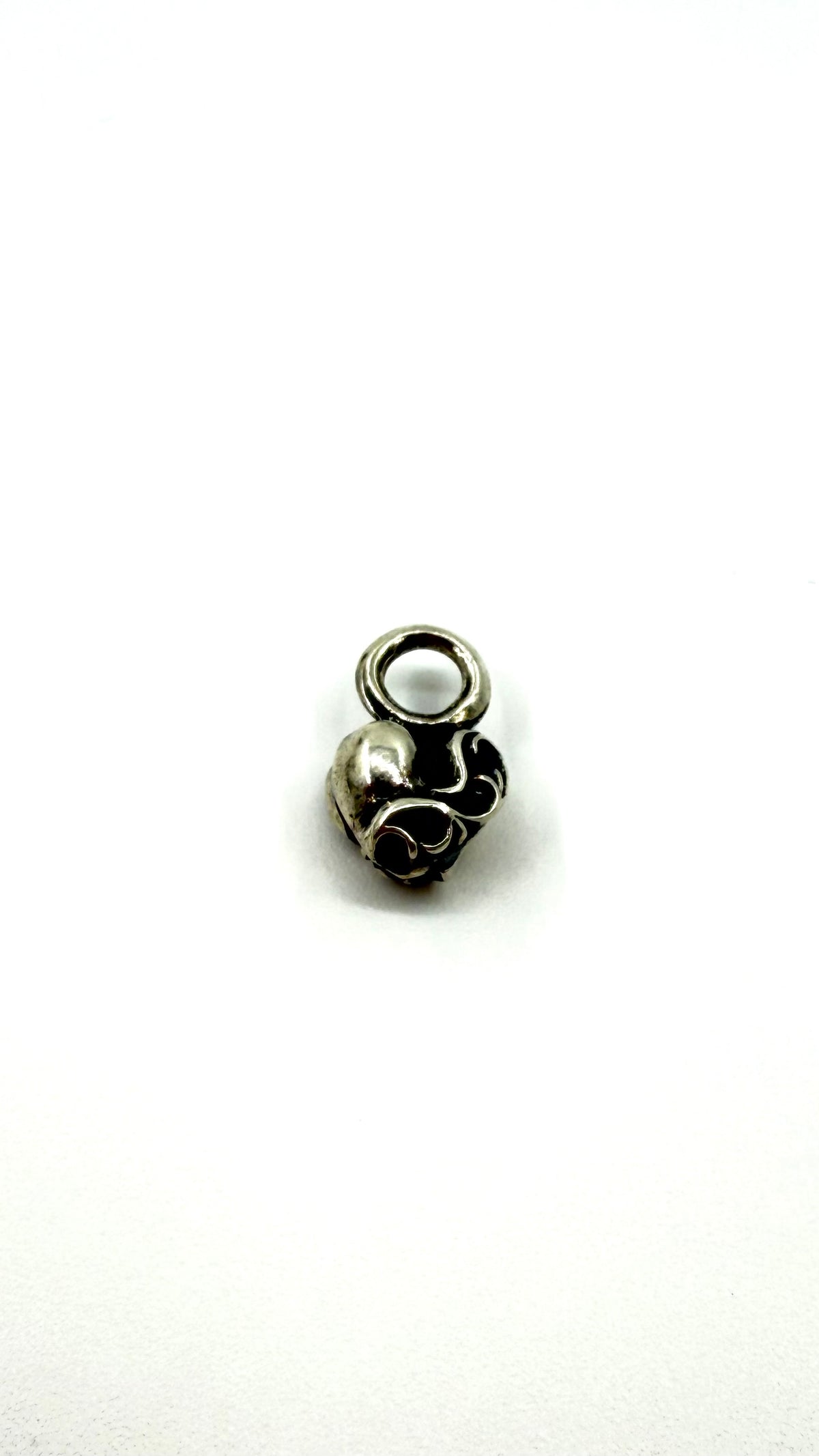 CHROME HEARTS STACK HEART SILVER CHARM