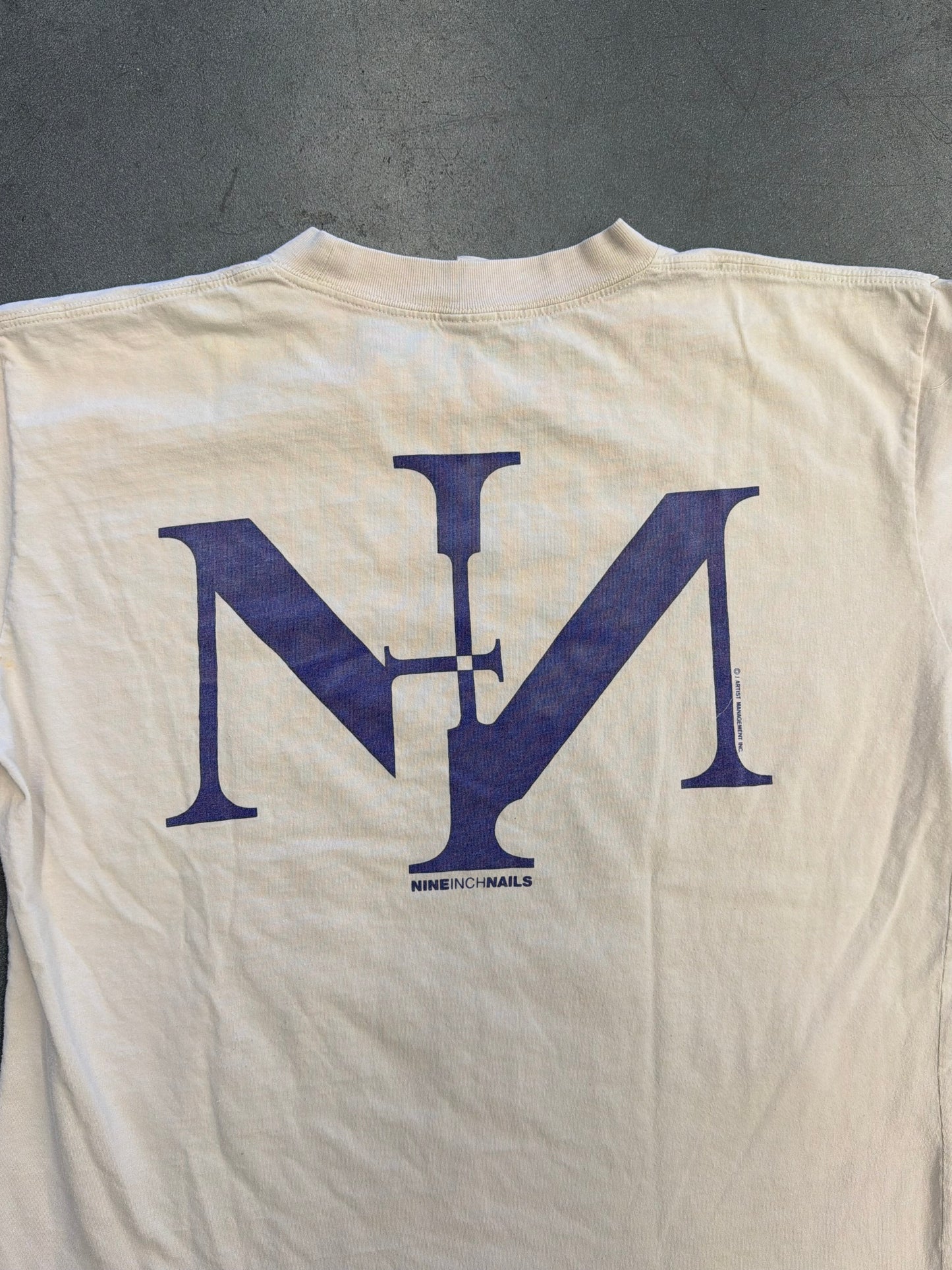 90'S NINE INCH NAILS SIN TEE (HARD ROCK LONDON TAG)