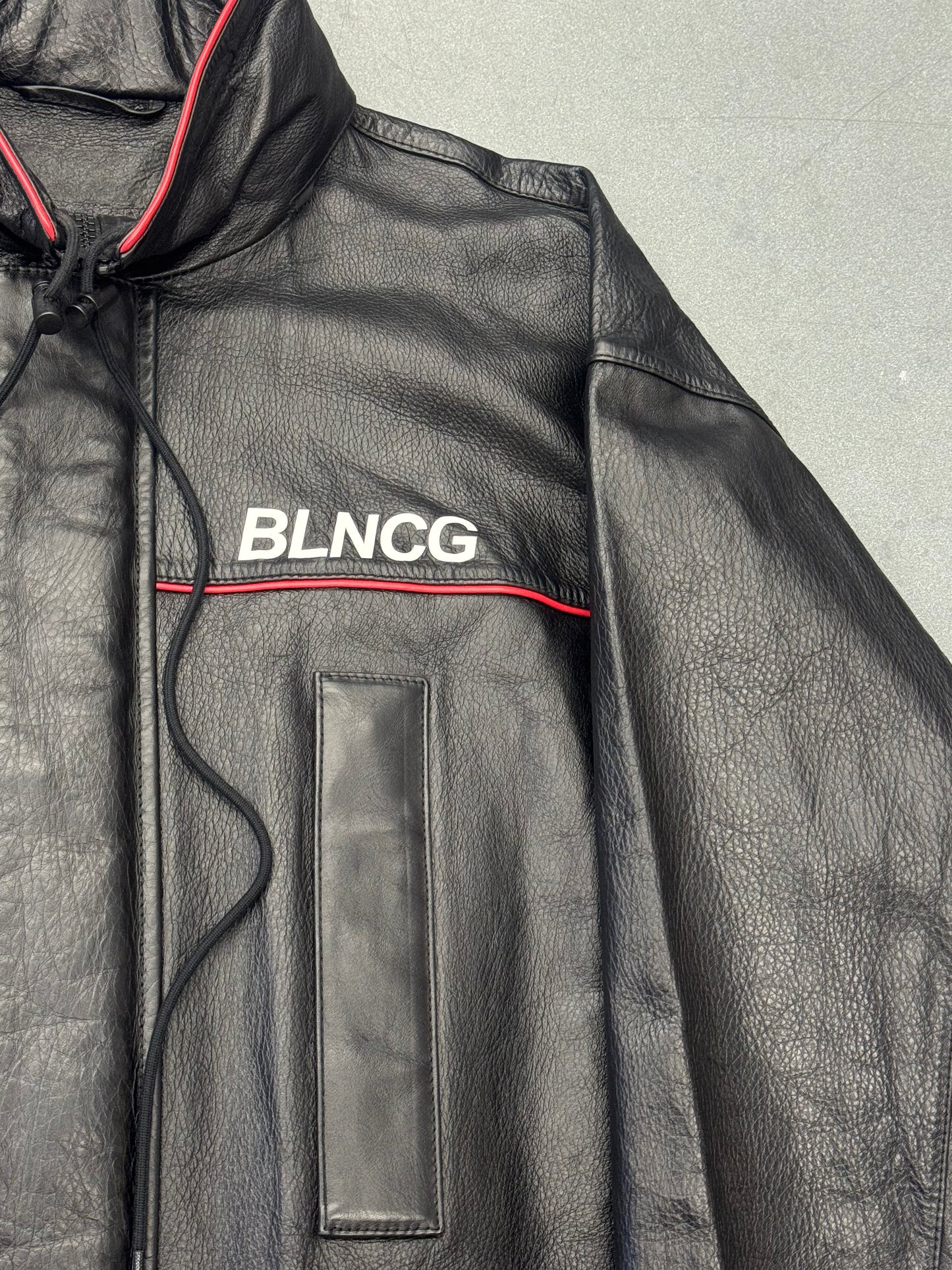 S/S 2020 YE24 BALENCIAGA BLNCG RUNWAY OVERSIZED LEATHER PARKA JACKET