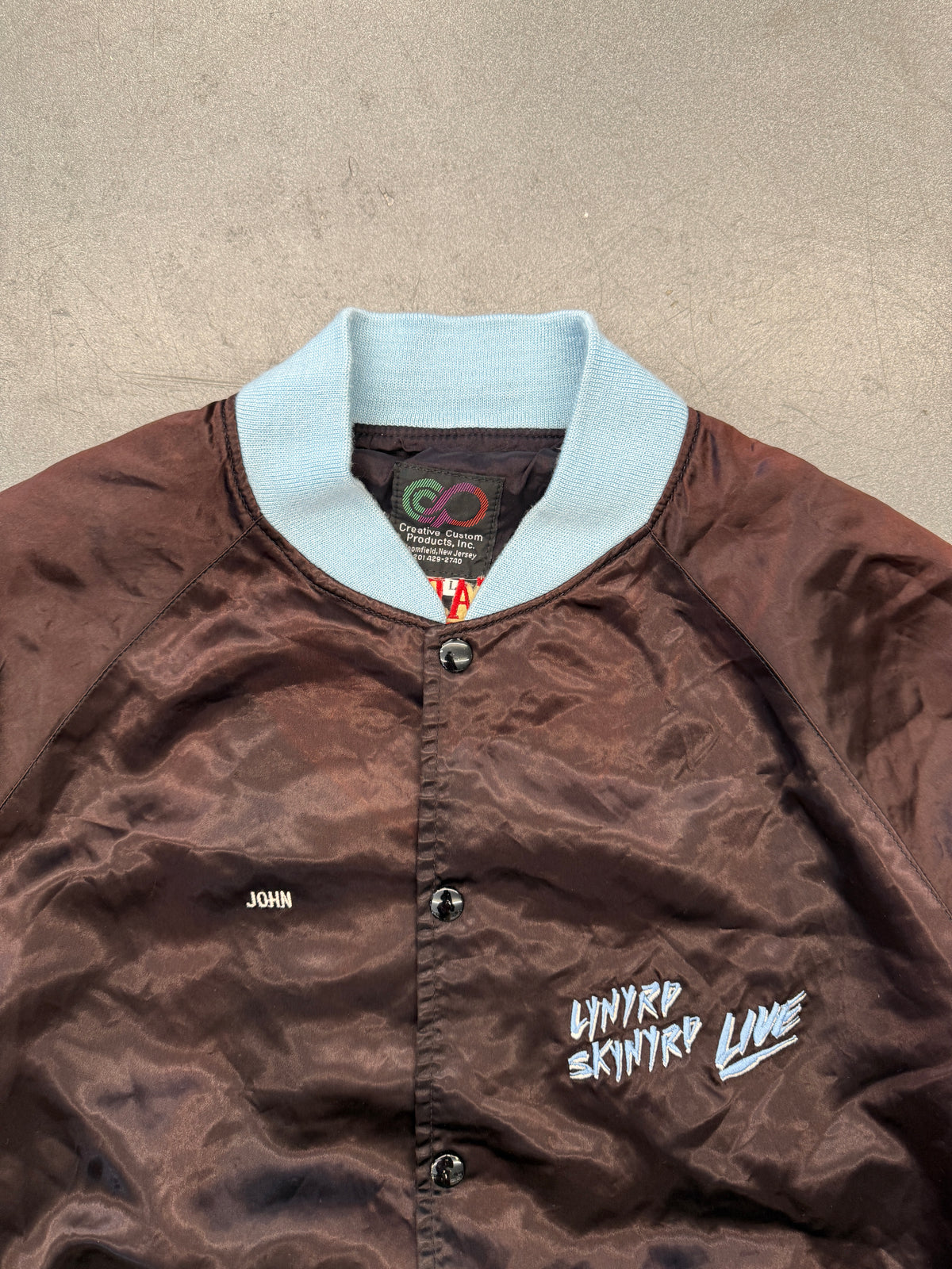 1988 LYNYRD SKYNYRD LIVE TOUR COACH JACKET "JOHN"