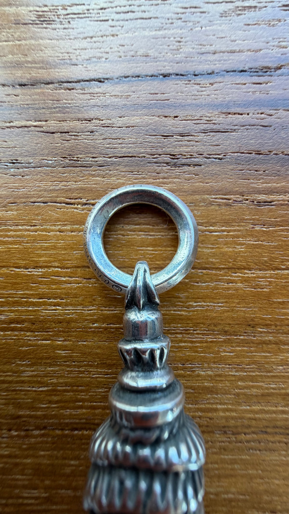 CHROME HEARTS OLD CROW TALON SILVER PENDANT
