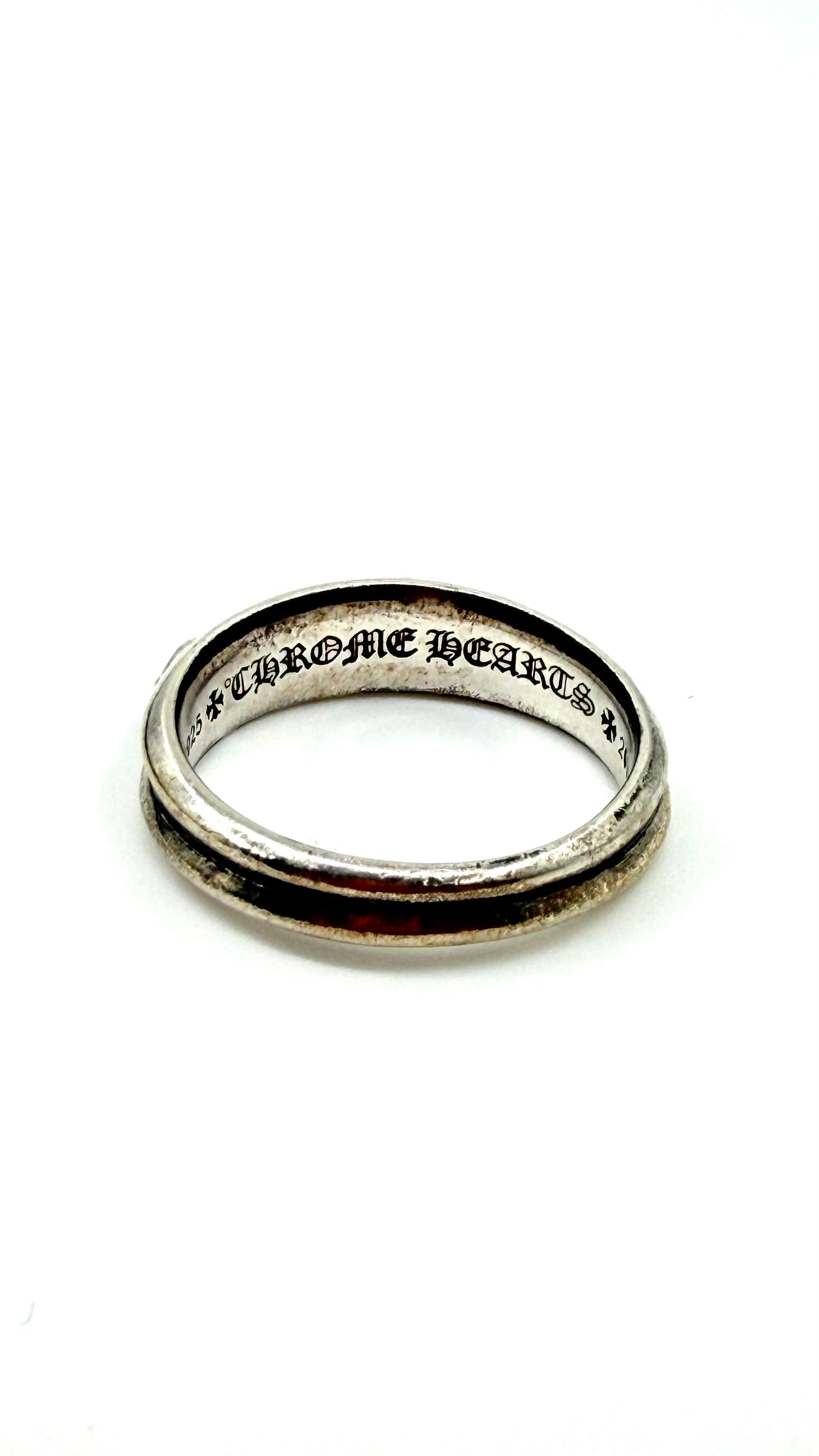 CHROME HEARTS HALF DAGGER SILVER RING
