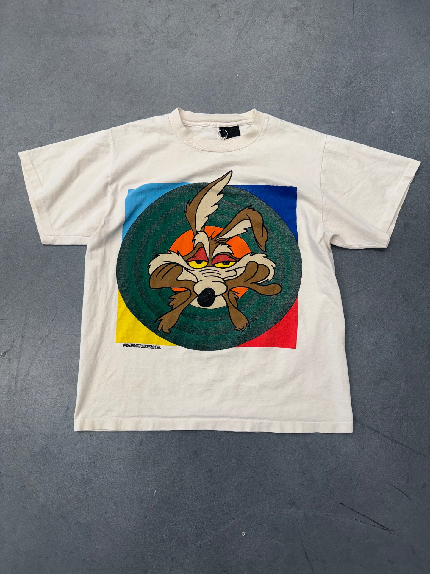 1992 LOONEY TUNES WILE E COYOTE DAZED TEE (CHANGES TAG)