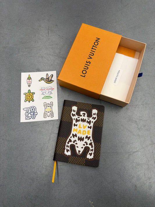 2020 LOUIS VUITTON X HUMAN MADE LV MADE NOTEBOOK (NWT AND BOX)