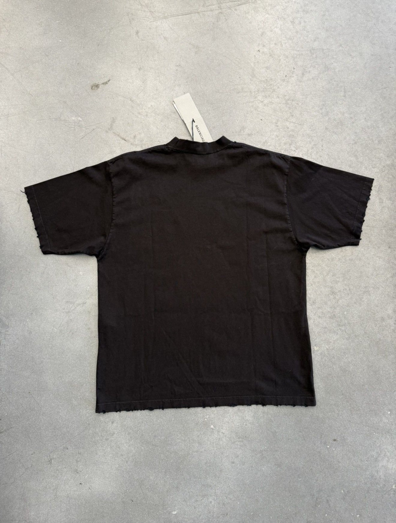 BALENCIAGA TO MY LOVE TEE BLACK LARGE NWT