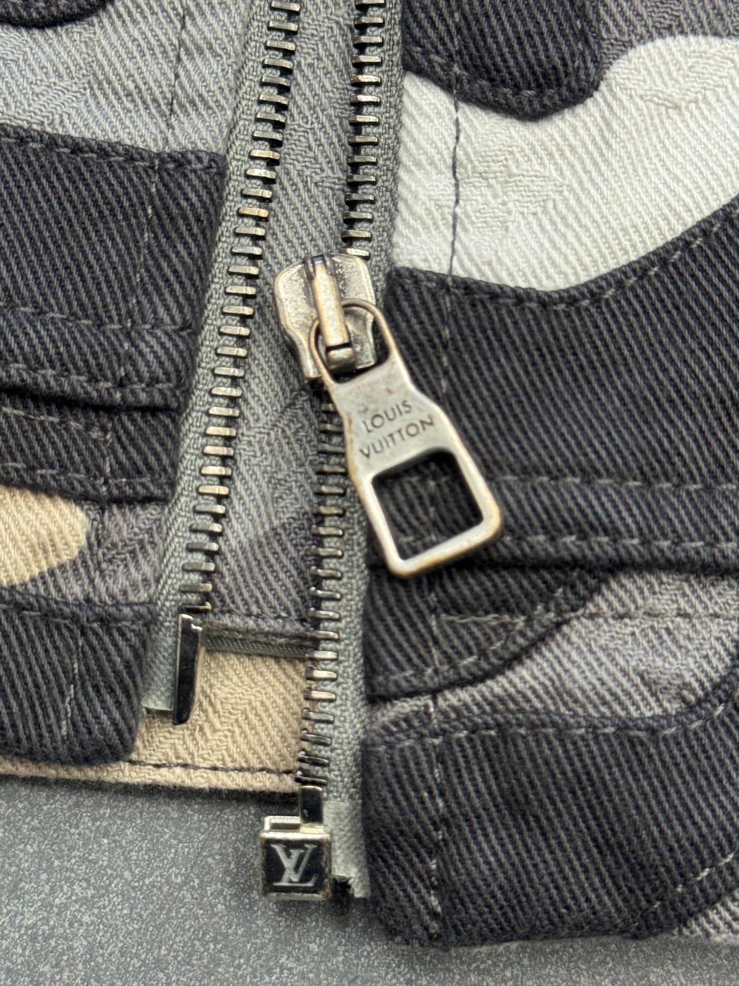 2023 LOUIS VUITTON X KID SUPER CAMOUFLAGE MONOGRAM FACE WORK JACKET