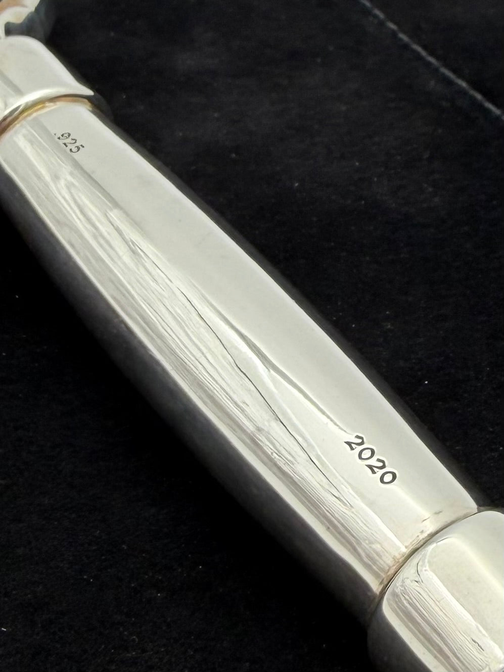 CHROME HEARTS SILVER CLB JADE FACIAL ROLLER CERTIFIED LOVER BOY