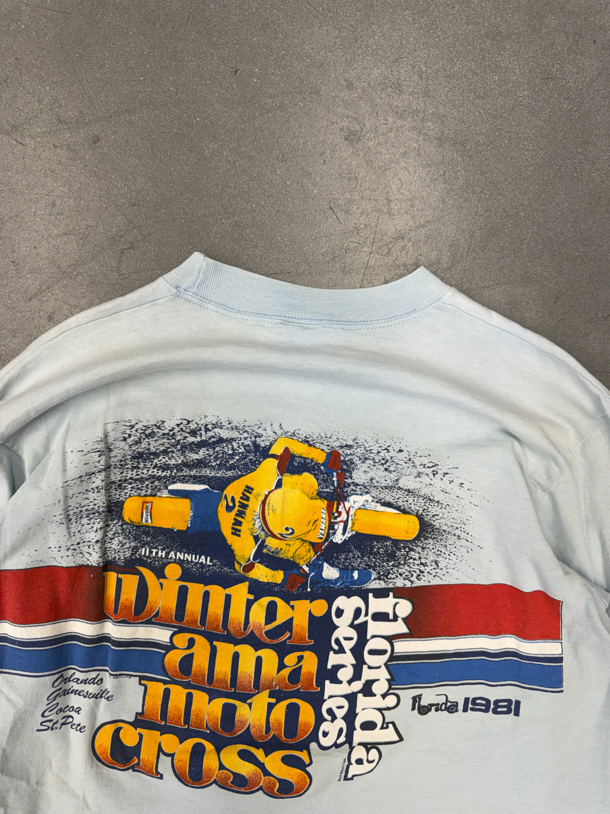 1981 WINTER AMA SERIES MOTOR CROSS LONGSLEEVE TEE (HI CRU TAG)