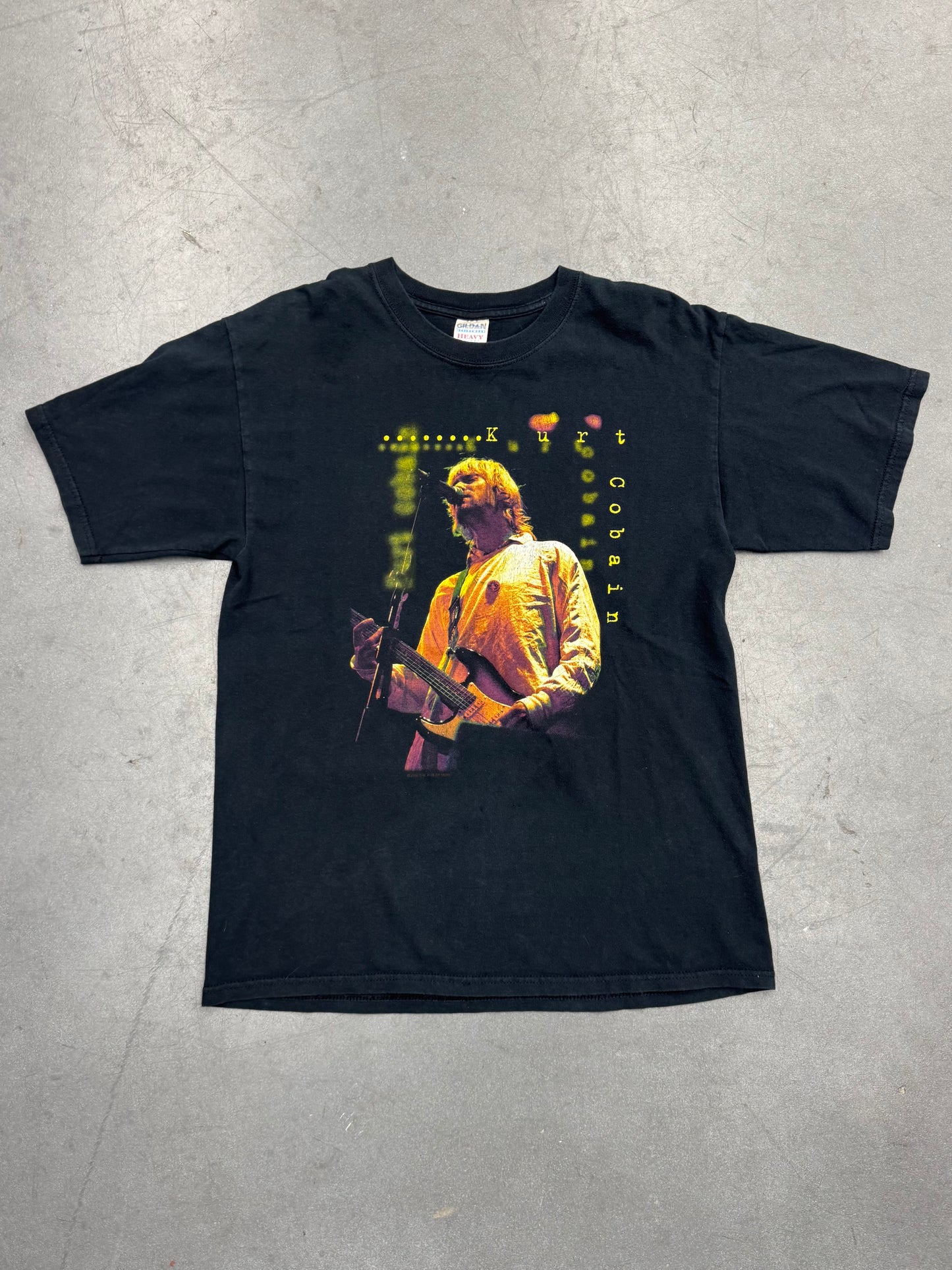 2004 KURT COBAIN THE END OF MUSIC TEE (GILDAN TAG)