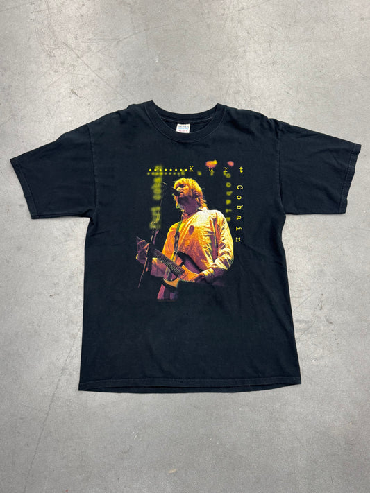 2004 KURT COBAIN THE END OF MUSIC TEE (GILDAN TAG)
