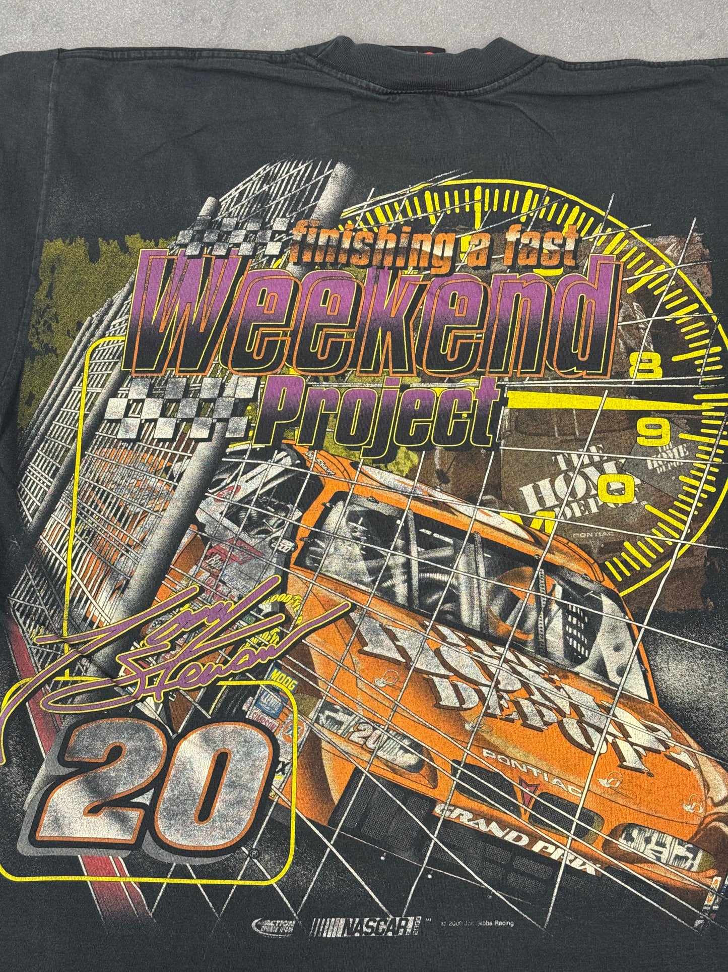 1999 NASCAR TONY STEWART ROOKIE OF THE YEAR AOP TEE (CHASE TAG)