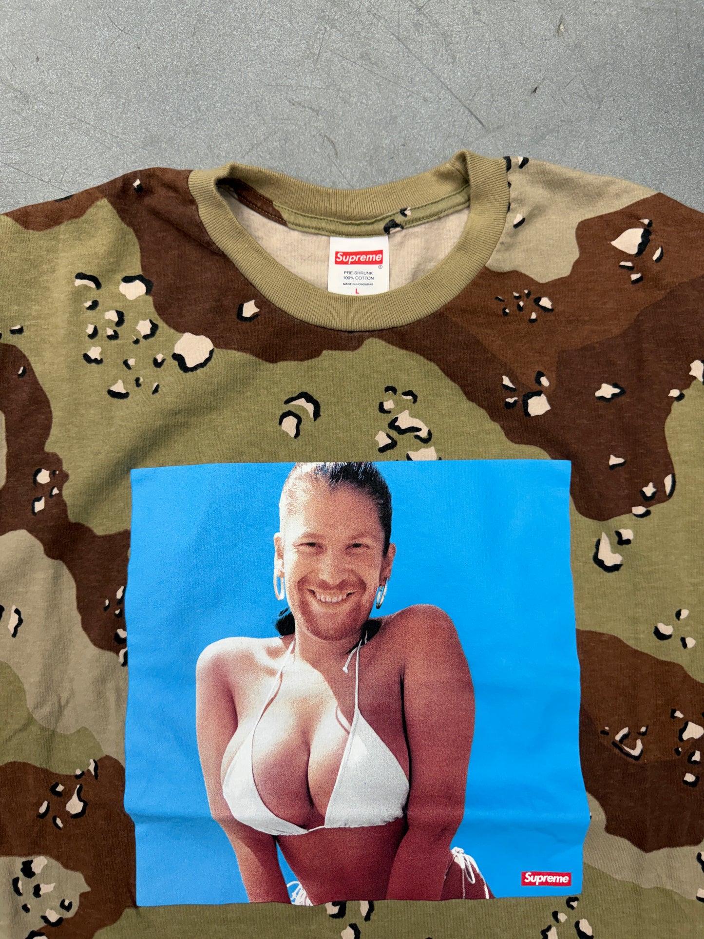 SS25 SUPREME APHEX TWIN WINDOWLICKER TEE - CAMO
