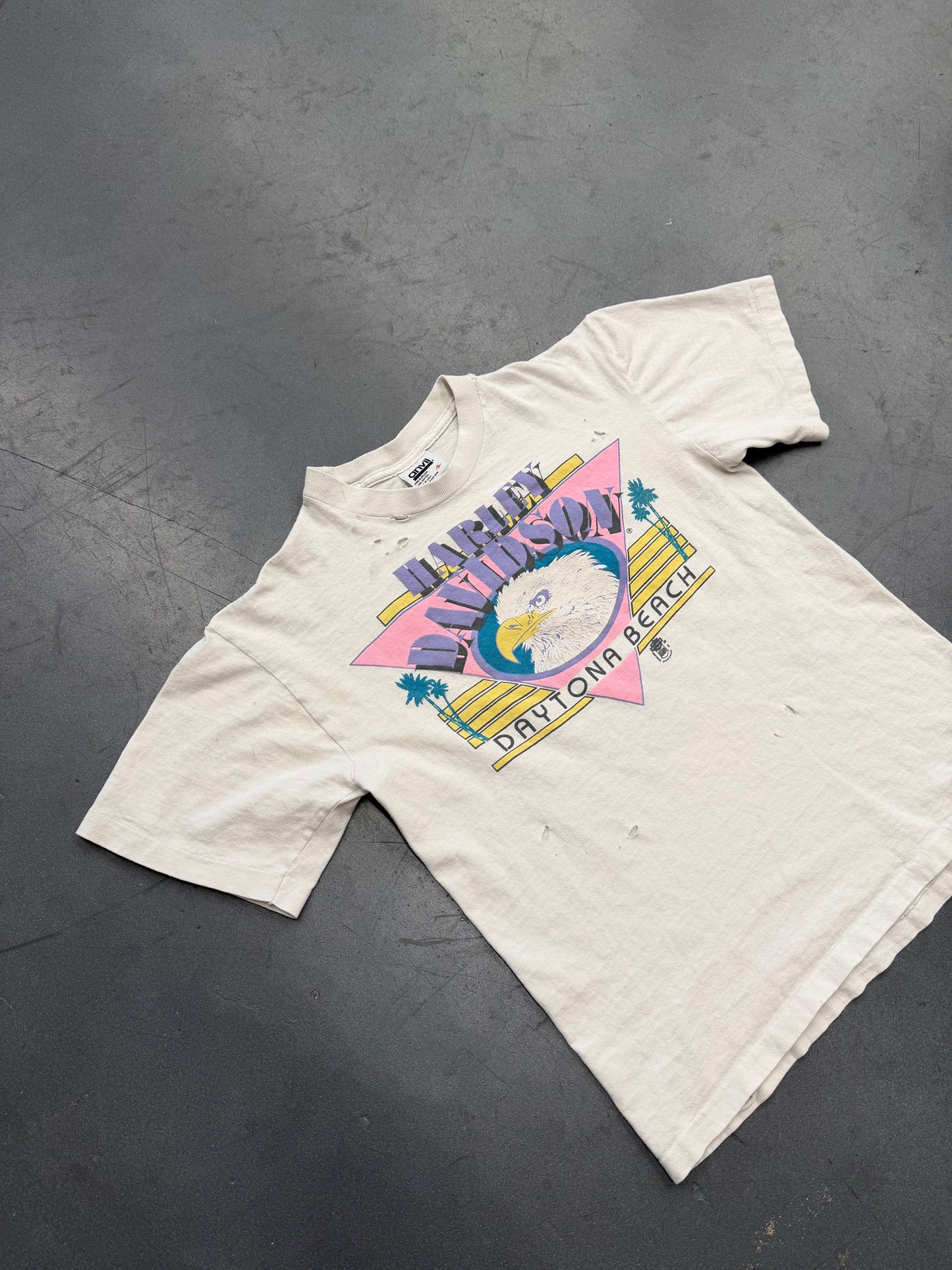 90S HARLEY DAVIDSON DAYTONA BEACH ROBISON FLORIDA TEE (ANVIL TAG)