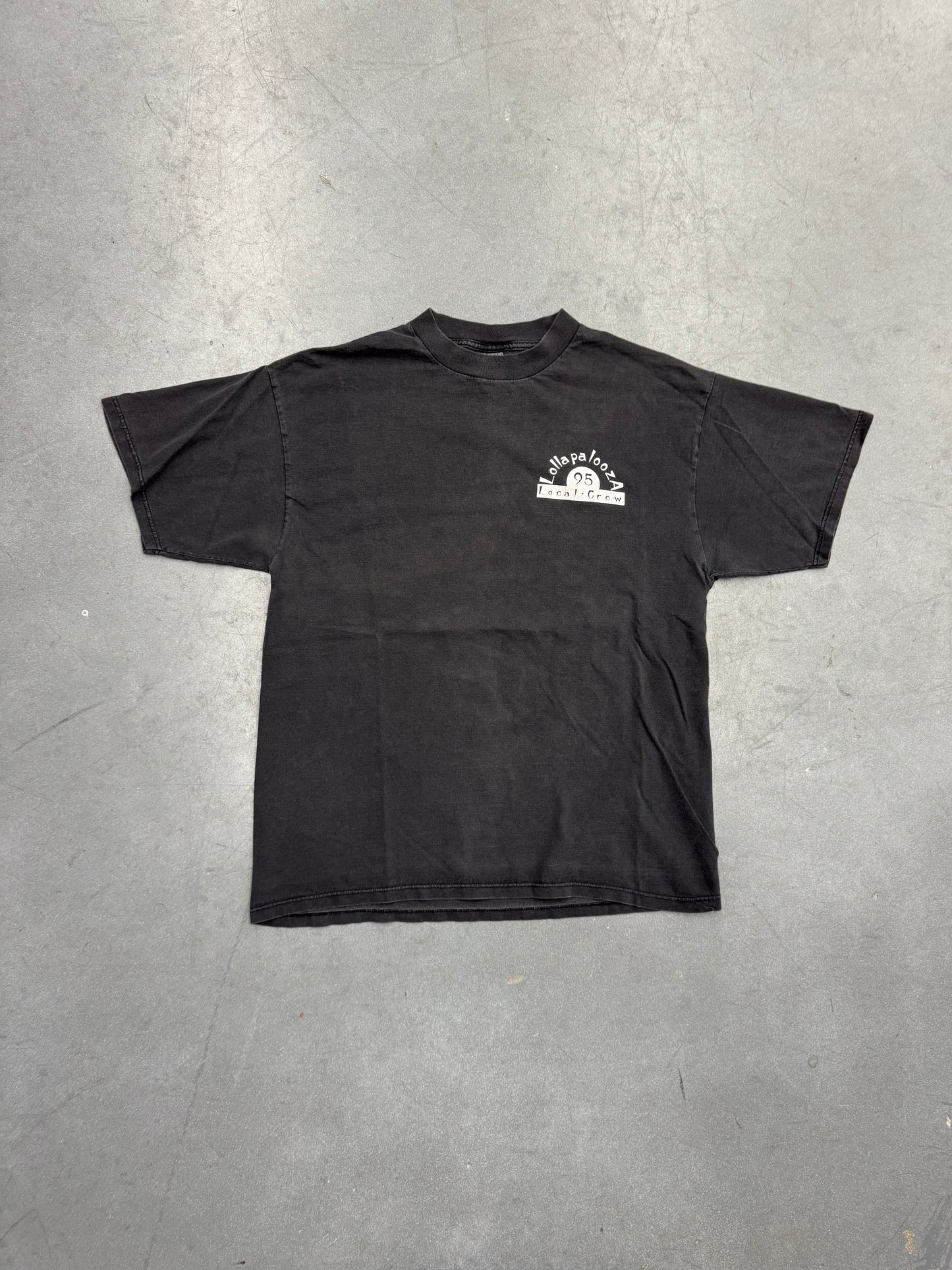 1995 LOLLAPALOOZA CREW TEE (GIANT TAG)
