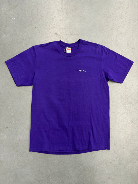 FW23 SUPREME YIN YANG TEE - PURPLE