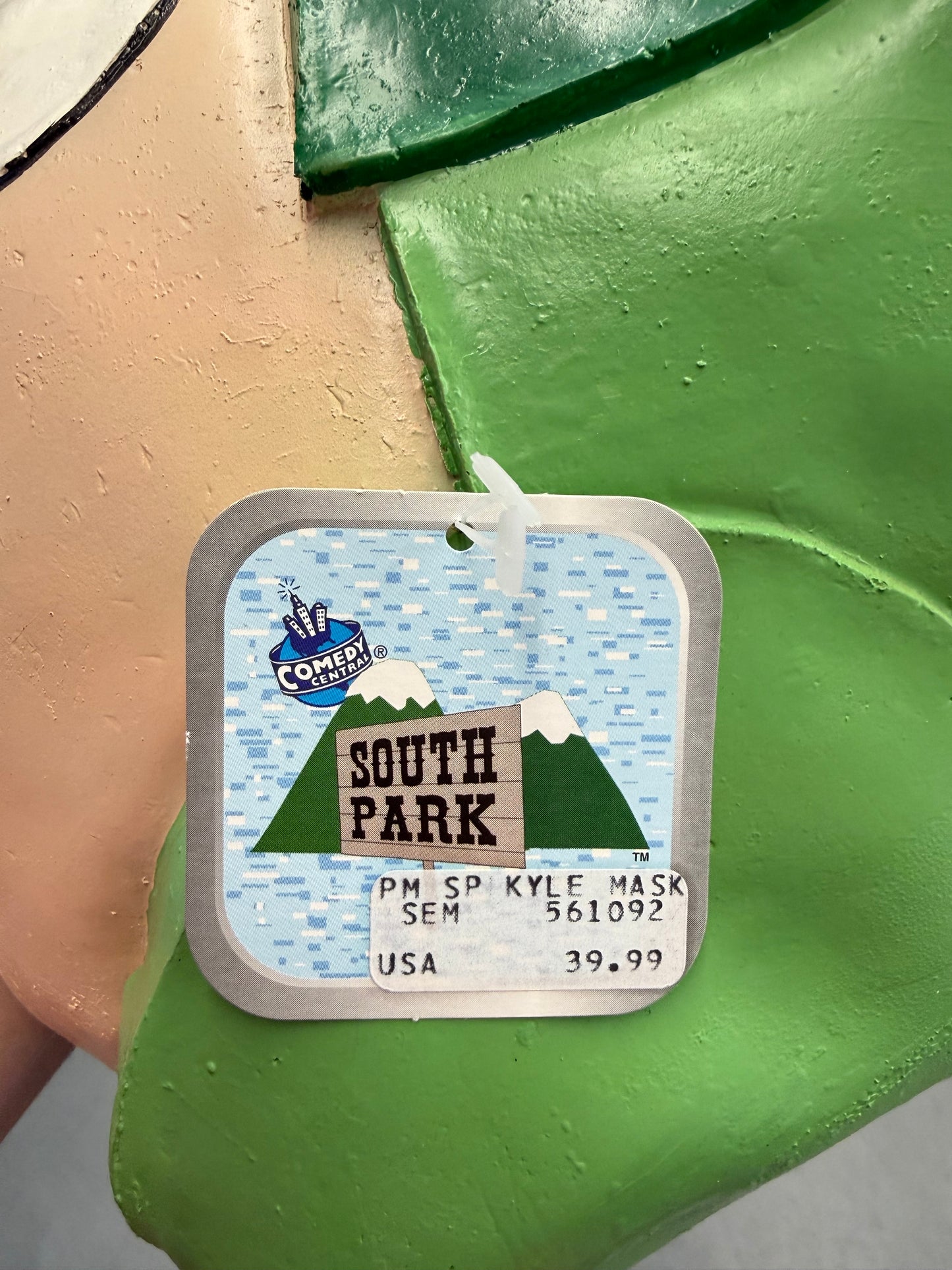 1998 SOUTH PARK KYLE ADULT MASK