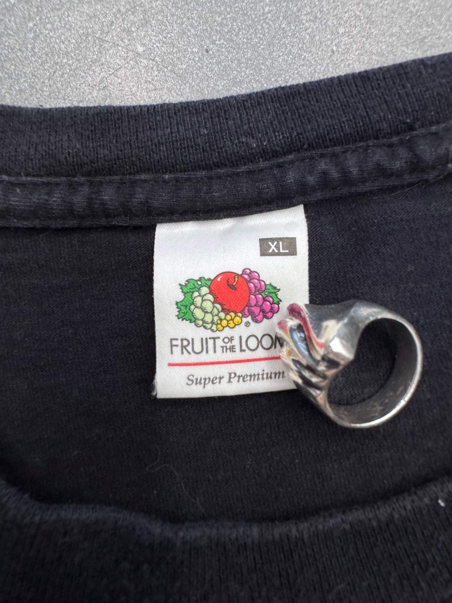 Y2K RAMMSTEIN FLAMING BURNING MAN TEE (FOTL TAG)