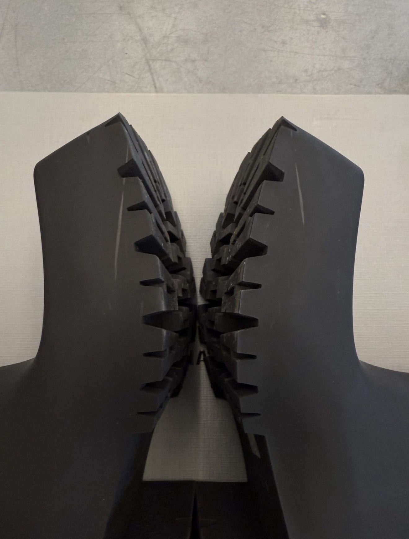 SIZE 39 BALENCIAGA BLACK RUBBER TROOPER BOOTIE