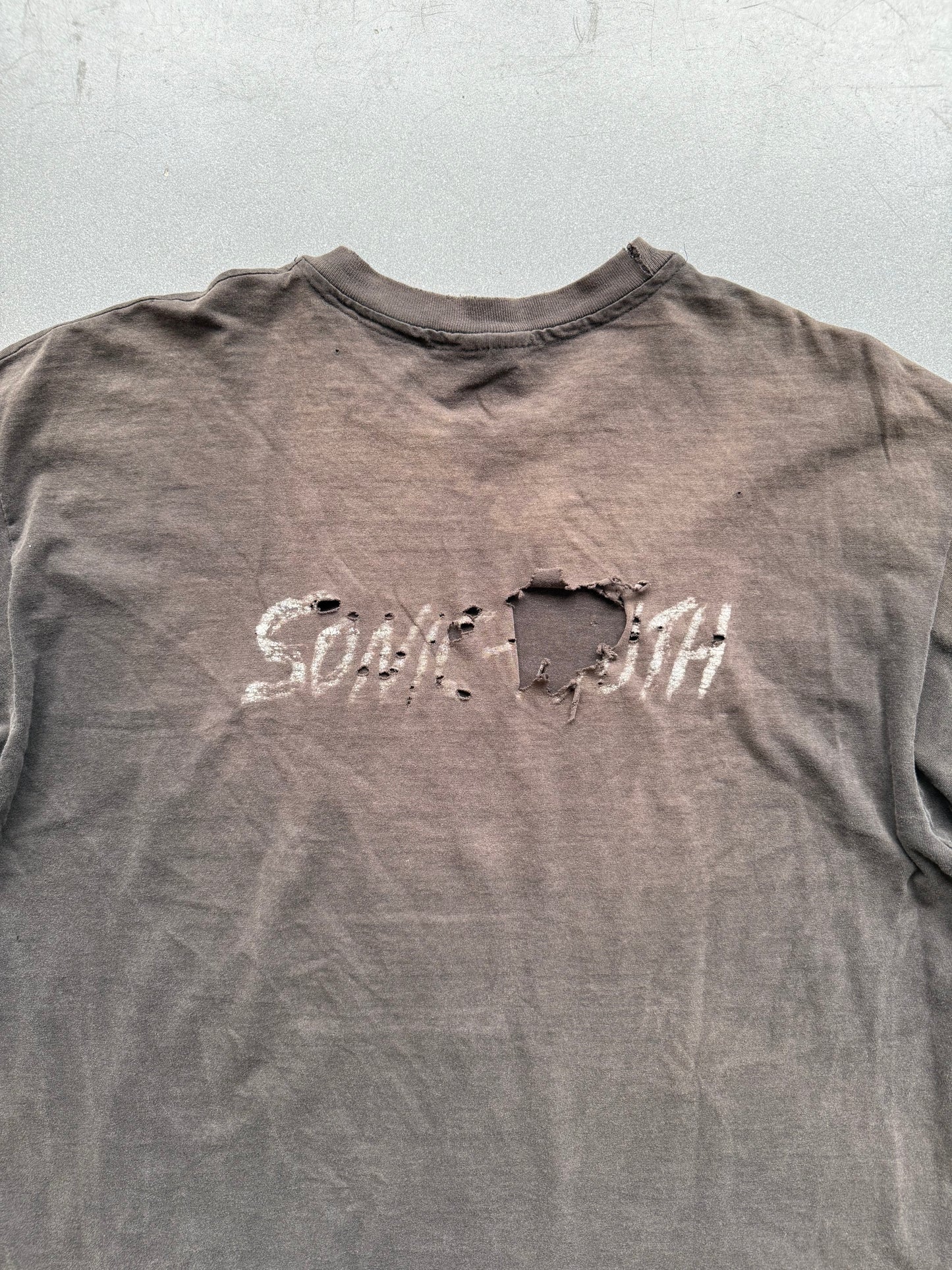 90'S SONIC YOUTH BOOTLEG PORTRAIT TEE (HANES TAG)