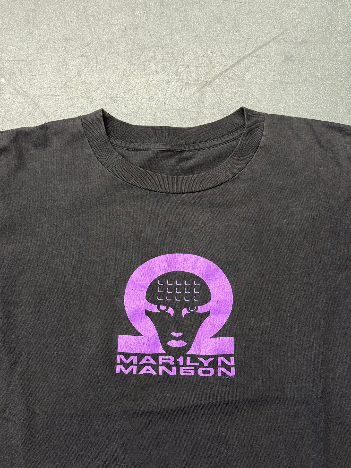 1998 MARILYN MANSON MAR1LYN MANSON LONGSLEEVE TEE (PULLED TAG)