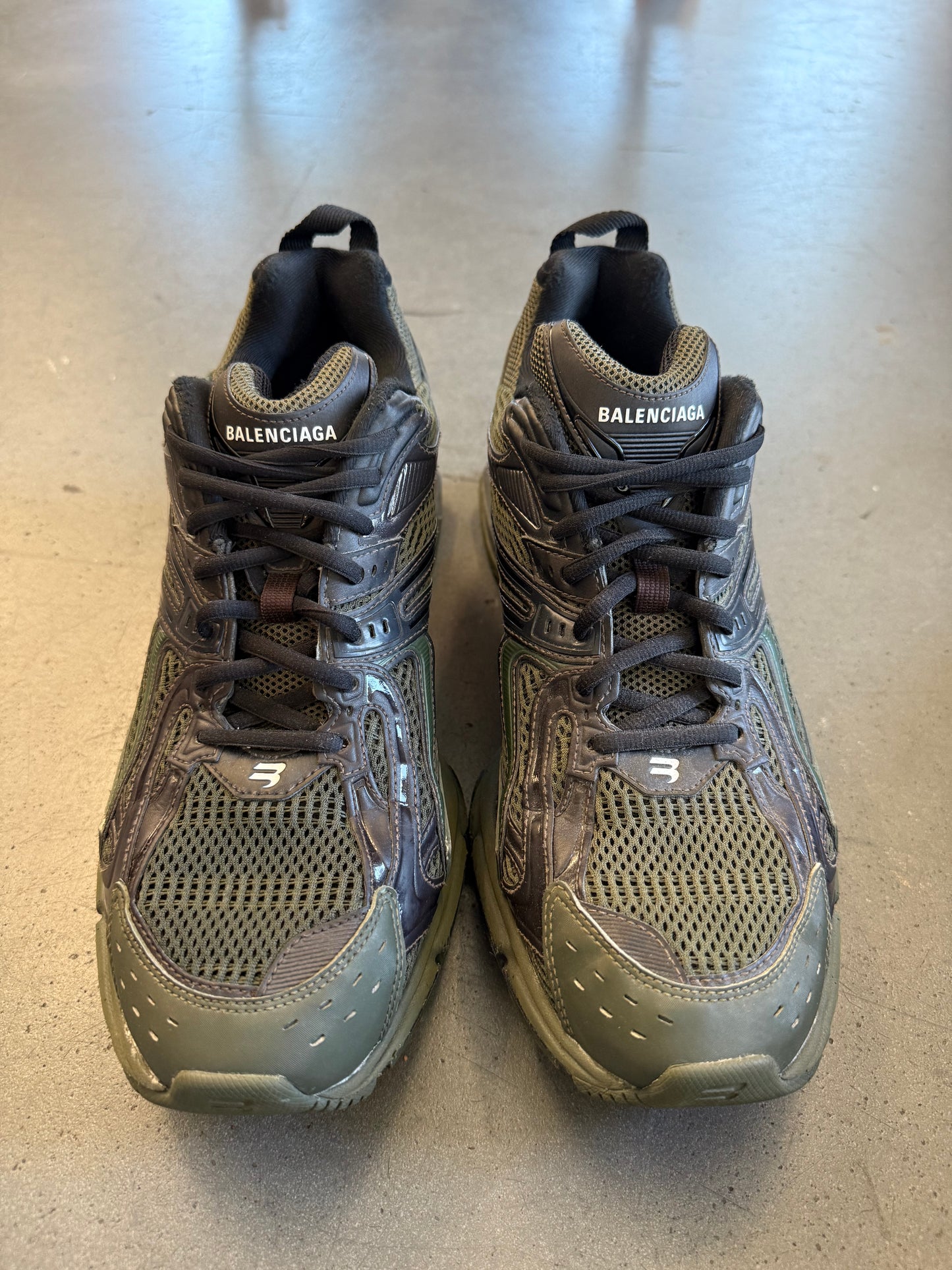 SIZE 44 BALENCIAGA X-PANDER TRACK RUNNER SHOE (PRE-OWNED NO BOX)
