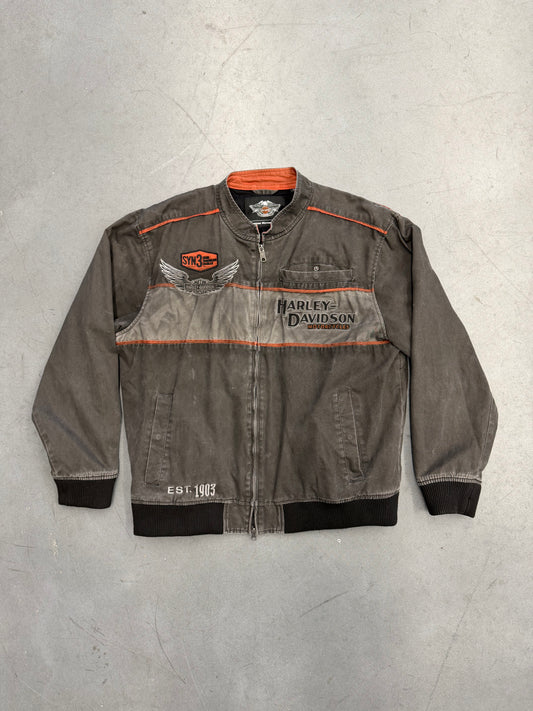 VINTAGE HARLEY-DAVIDSON MOTORCYCLES SYN3 ZIP-UP JACKET