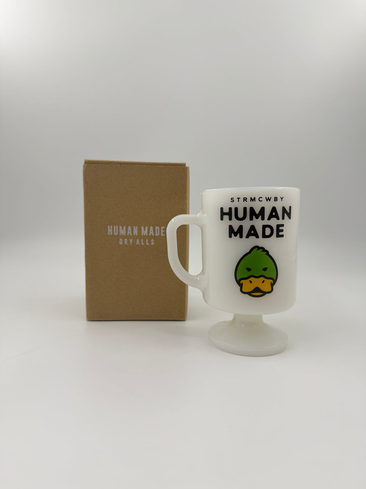 SS21 HUMAN MADE MILK GLASS PEDESTAL MUG - DUCK