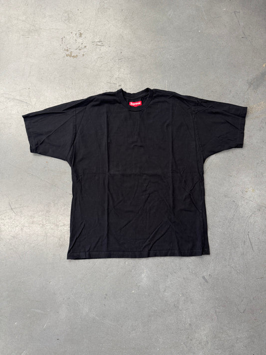 SS25 SUPREME INTARSIA TEE - BLACK