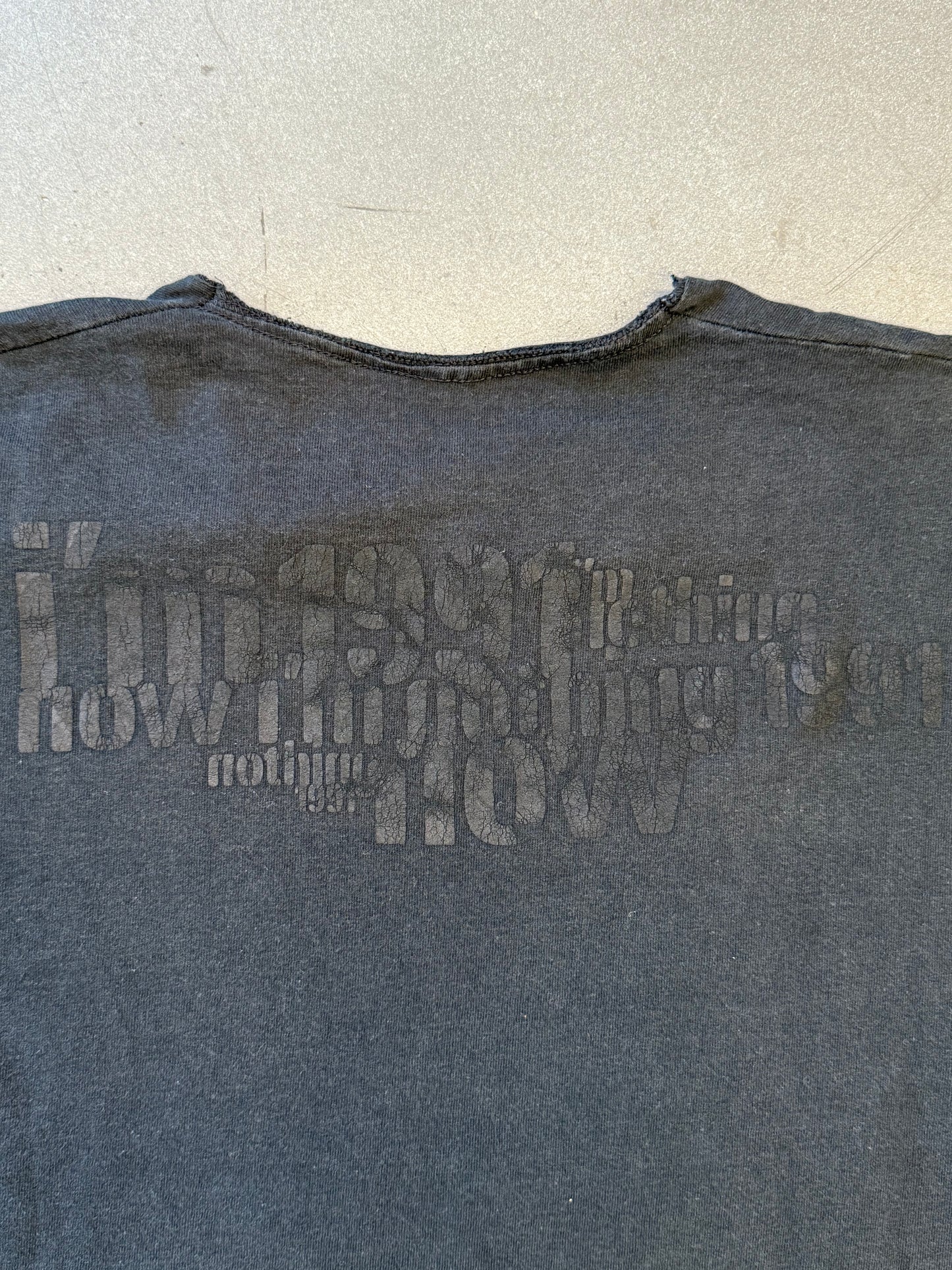 1991 NINE INCH NAILS "NOW I'M NOTHING" CUT SLEEVES TEE (PULLED TAG)