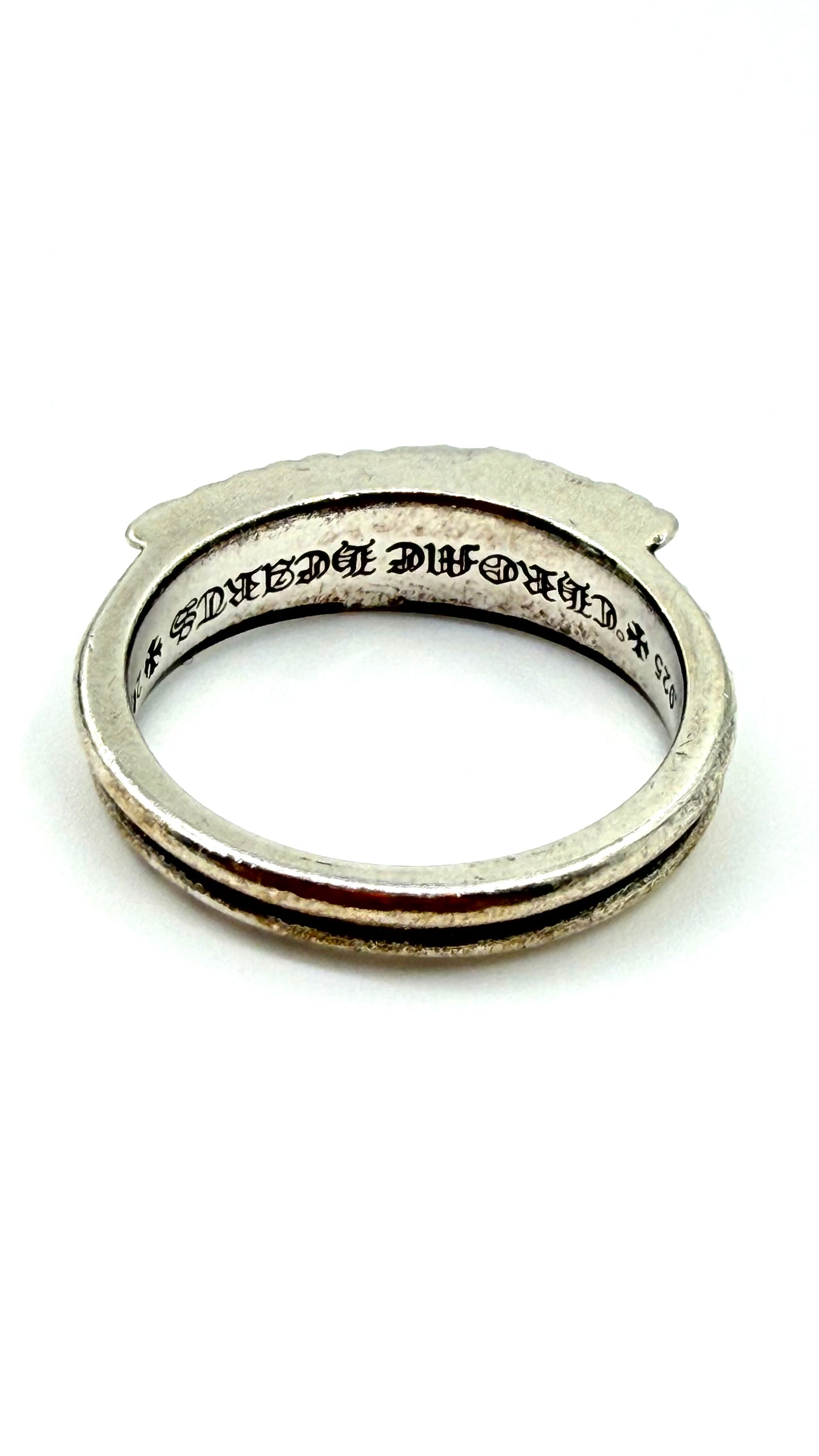 CHROME HEARTS HALF DAGGER SILVER RING
