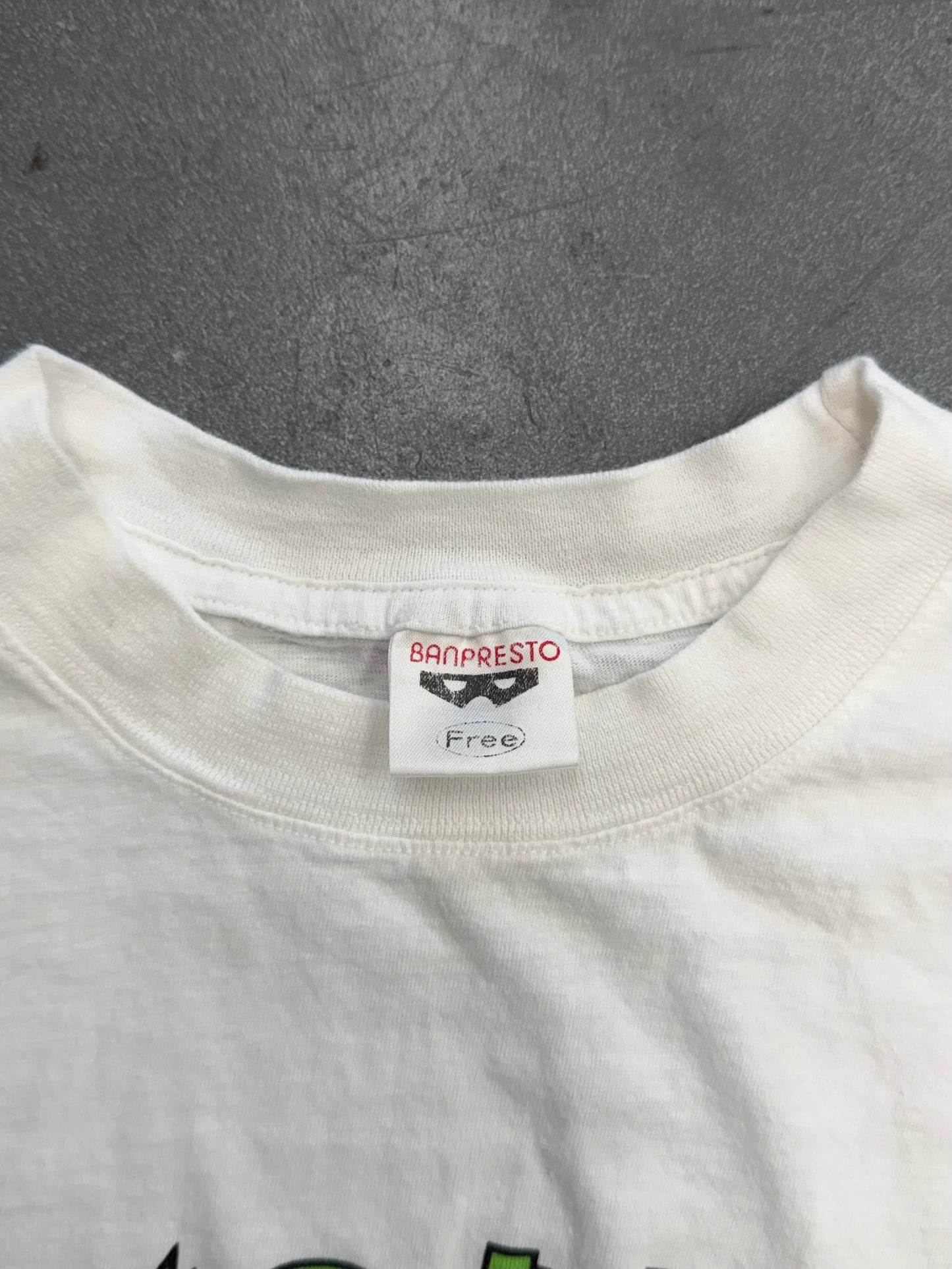 1995 THE MASK "SMOKIN!" EUROPEAN MOVIE PROMO TEE (BANPRESTO TAG)