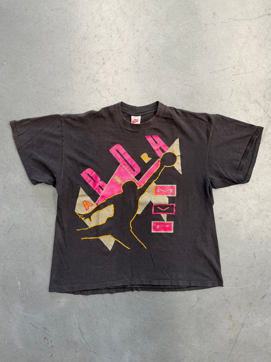 90'S NIKE JORDAN MVP CHICAGO BULLS NBA TEE (RED/GREY NIKE TAG)