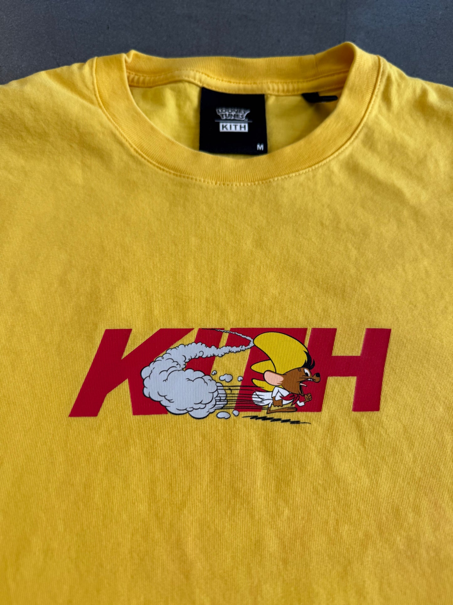 SS20 KITH X LOONEY TUNES SPEEDY TEE - YELLOW