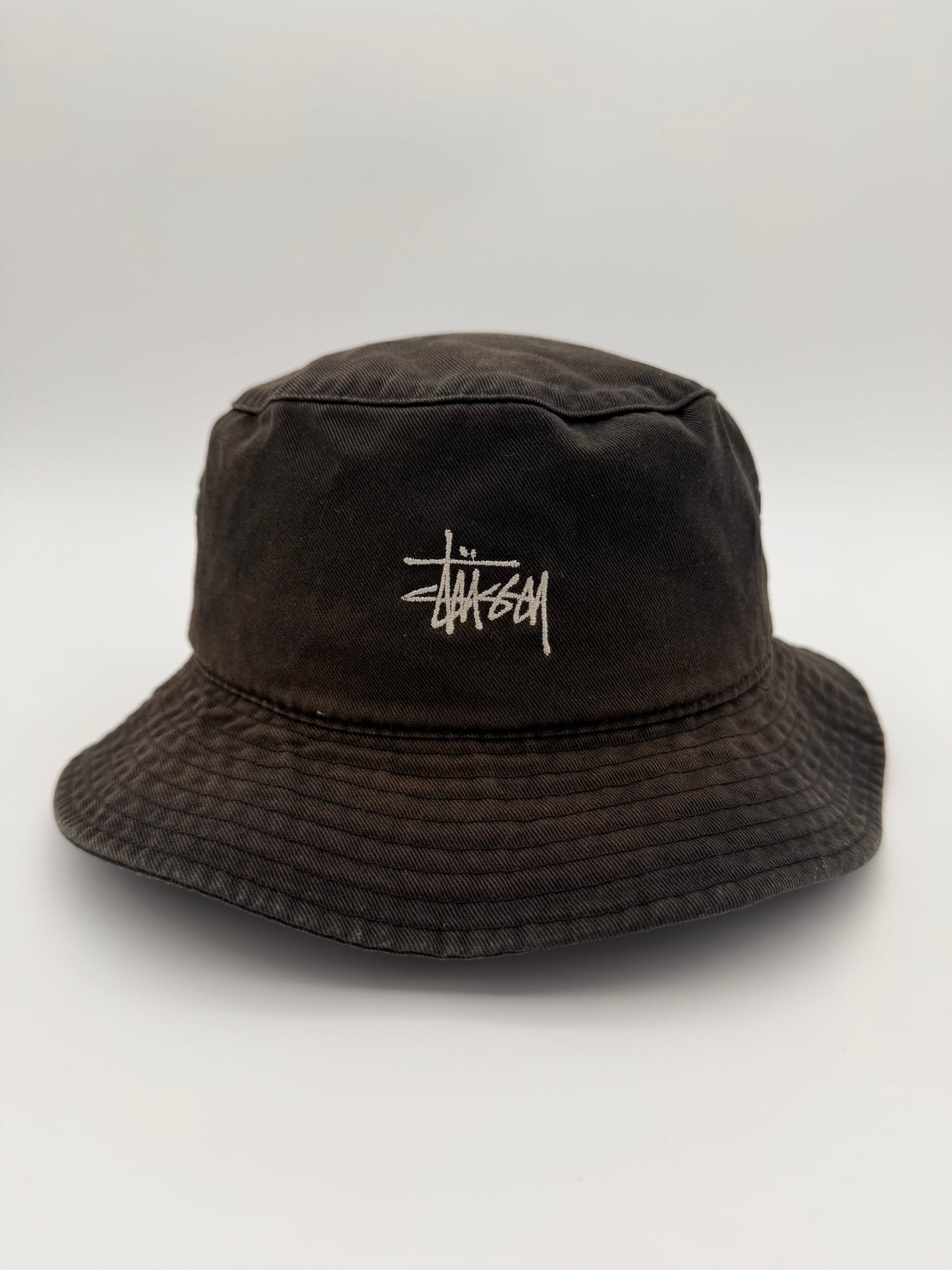 90'S STUSSY BUCKET HAT (NAVY STUSSY HATS TAG)