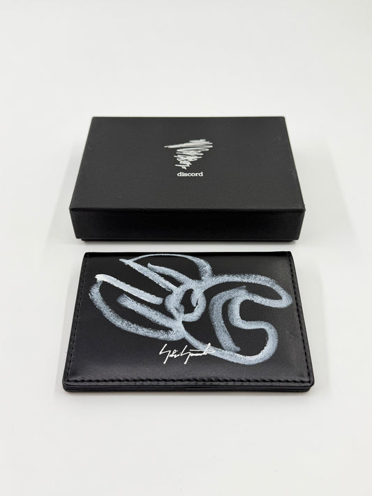 SLAWN HAND PAINTED YOHJI YAMAMOTO CARD HOLDER BIFOLD WALLET