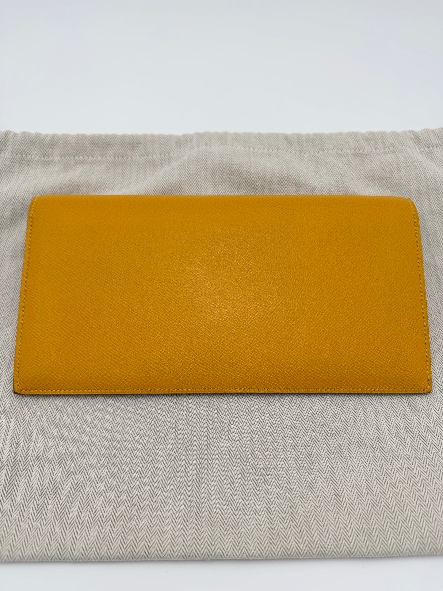 HERMES COURCHEVEL EX-LIBRIS CLUTCH (WITH DUSTBAG)