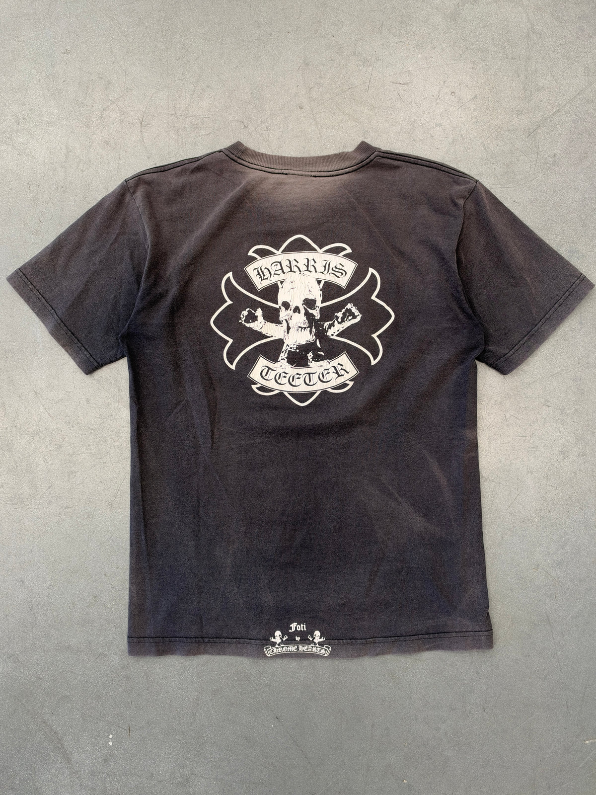 VINTAGE CHROME HEARTS FOTI HARRIS TEETER POCKET TEE