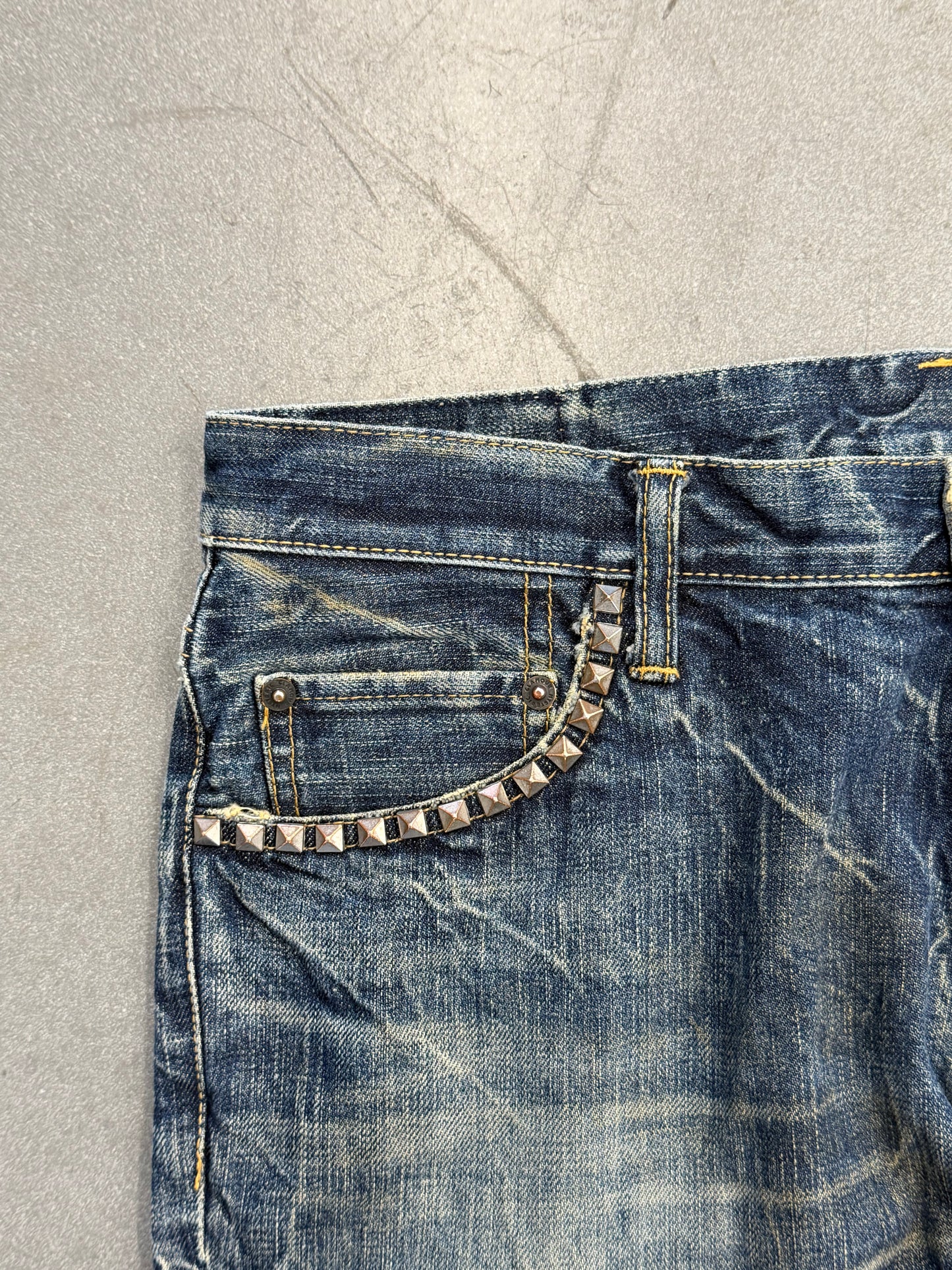 VINTAGE HYSTERIC GLAMOUR "TOO DRUNK TO FUCK" JEANS