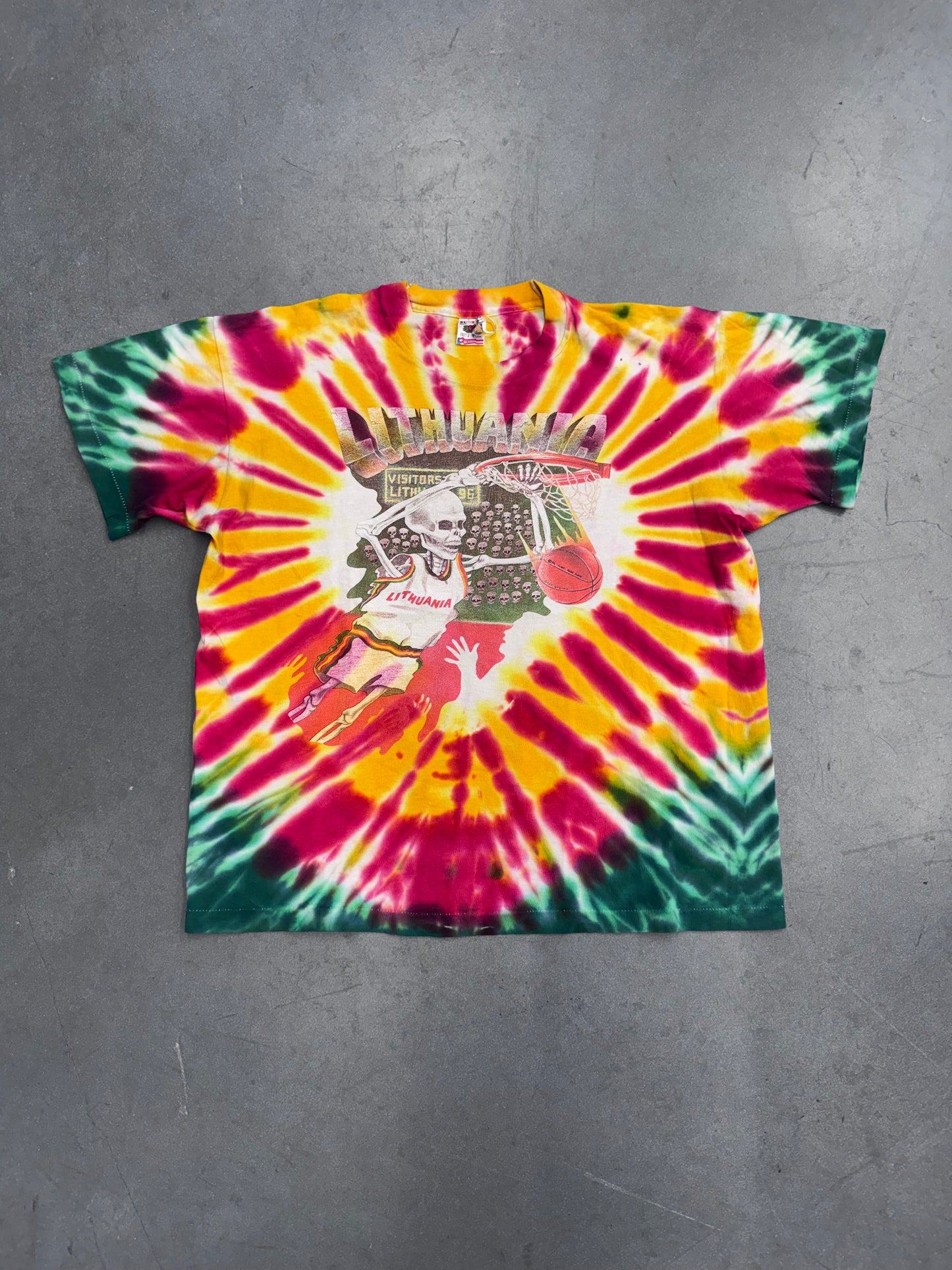 1992 LITHUANIA BRONZE MEDAL WINNERS BARCELONA TEE (FOTL TAG)