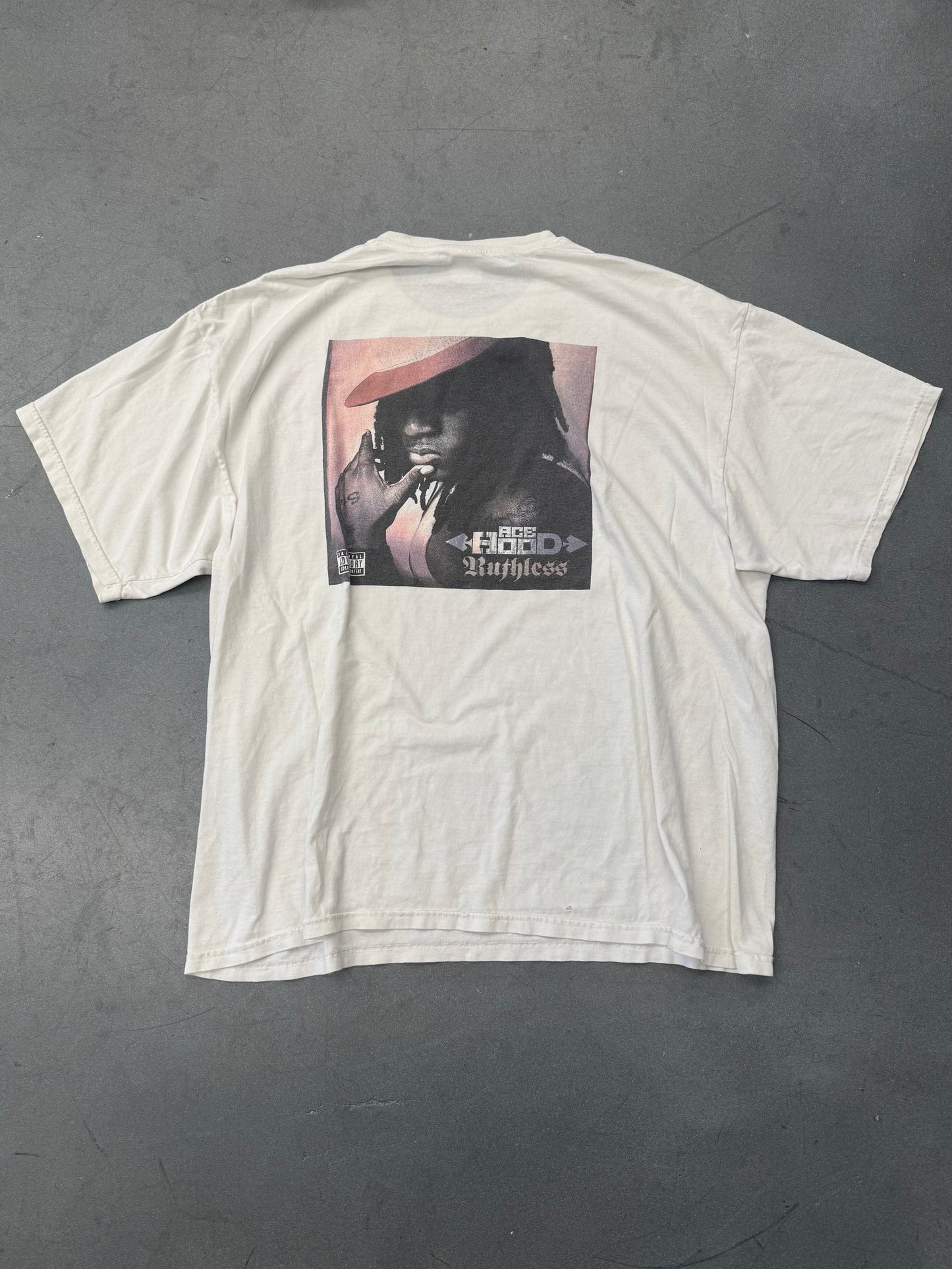 Y2K ACE HOOD RUTHLESS ALBUM COVER PROMO TEE (GILDAN HEAVY TAG)