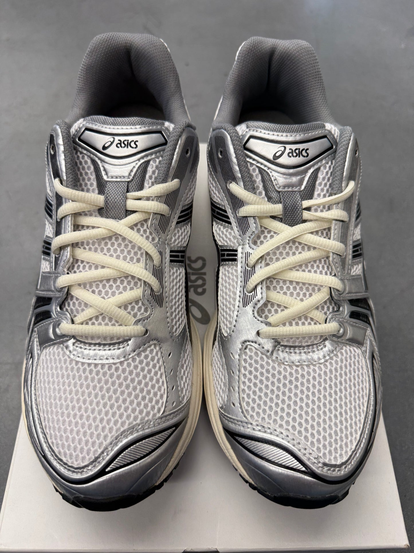 2022 SIZE 11.5 ASICS GEL-KAYANO 14 JJJJOUND SILVER BLACK (PRE-OWNED WITH BOX)