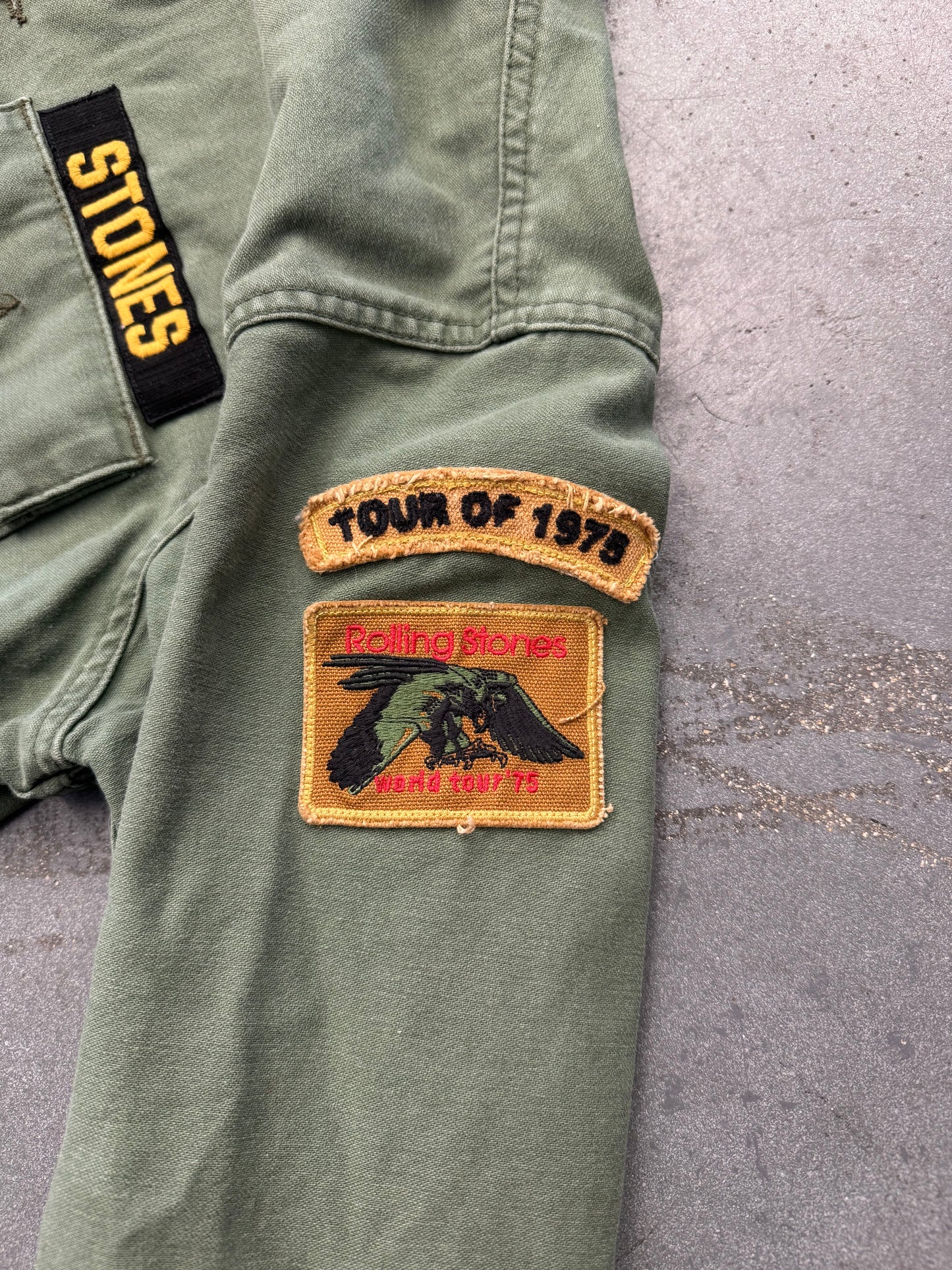 MADEWORN ROLLING STONES ARMY JACKET