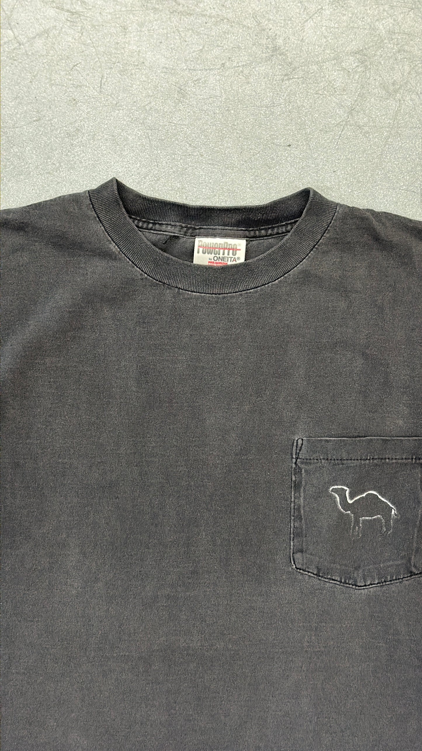 90S CAMEL CROPPED ECLIPSE POCKET TEE (POWERPRO TAG)