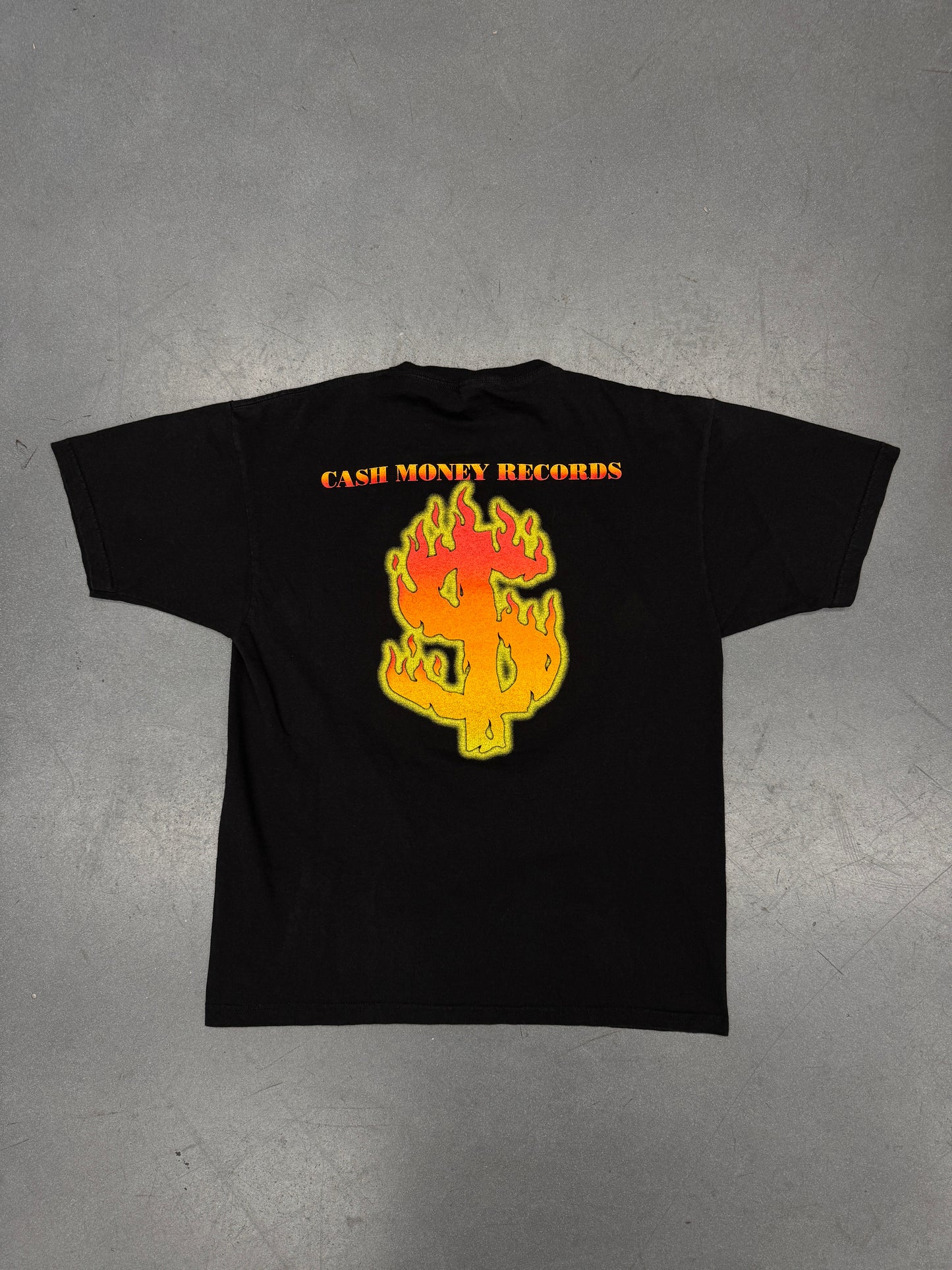 2000 CASH MONEY MILLIONAIRES TOUR DOLLAR BILL TEE (MADE IN USA TAG)