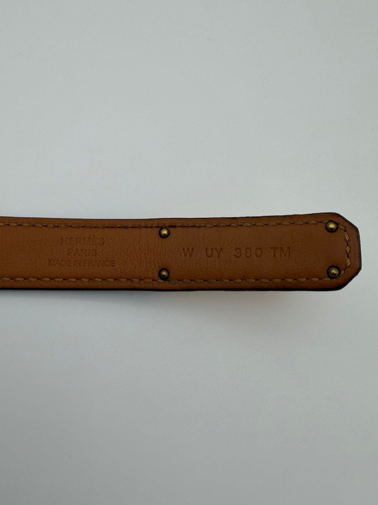 HERMES KELLY 18 BELT (W/BOX)