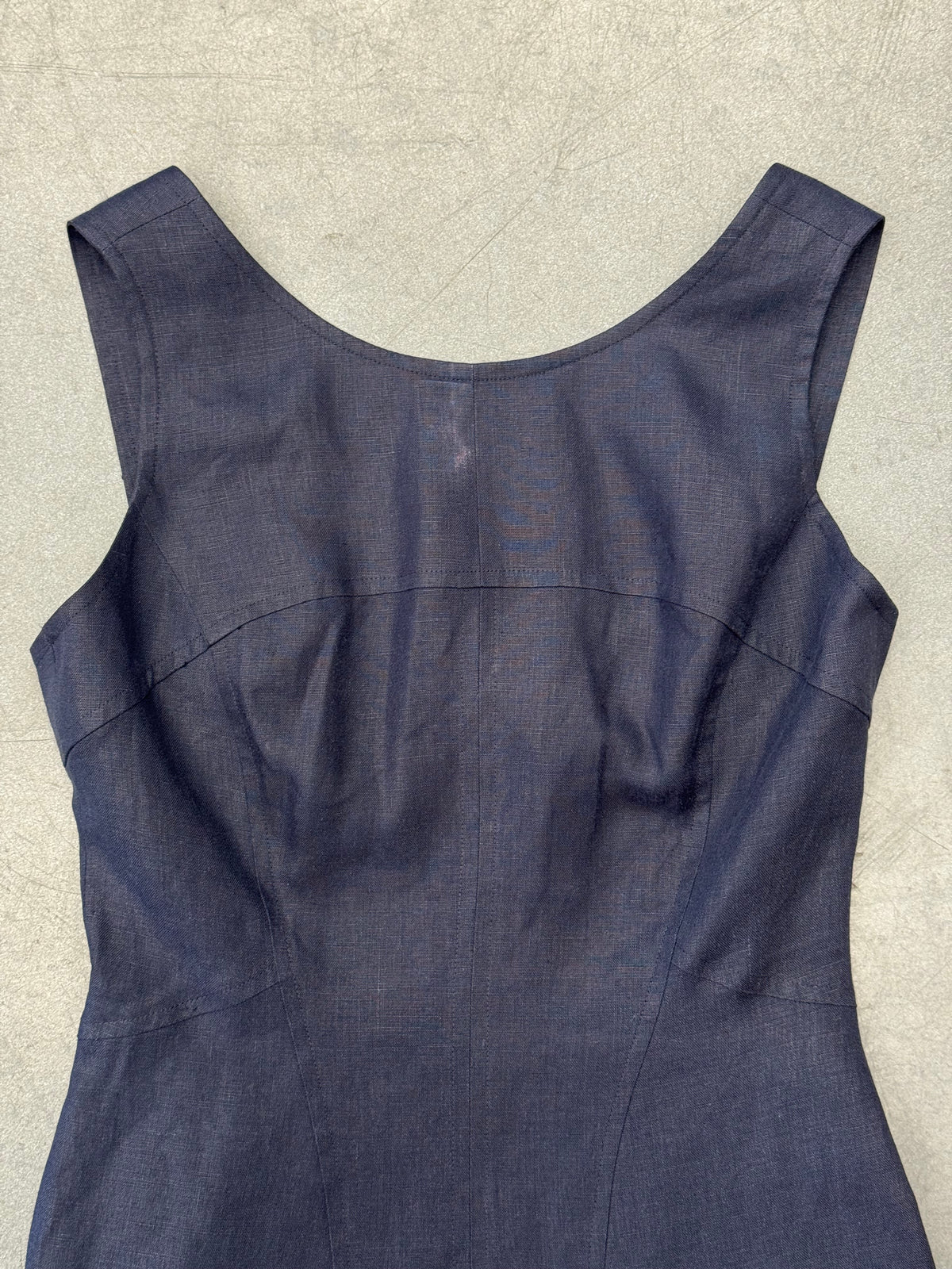 SS96 CHANEL LINEN COCKTAIL DRESS
